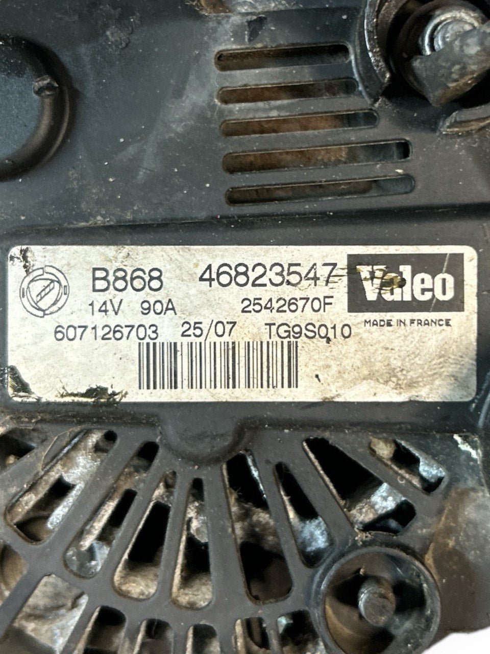 Alternatore Fiat Grande Punto 1.3 Diesel (2005 > 2012) cod.46823547