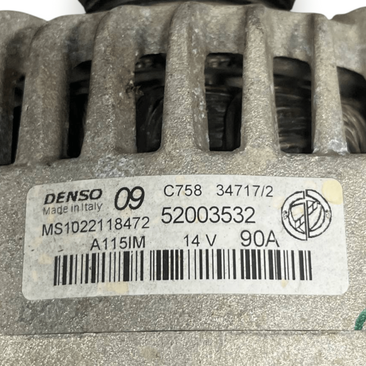 Alternatore Fiat Panda 312 - 319 1.2 Benzina (2012 -) cod: 52003532
