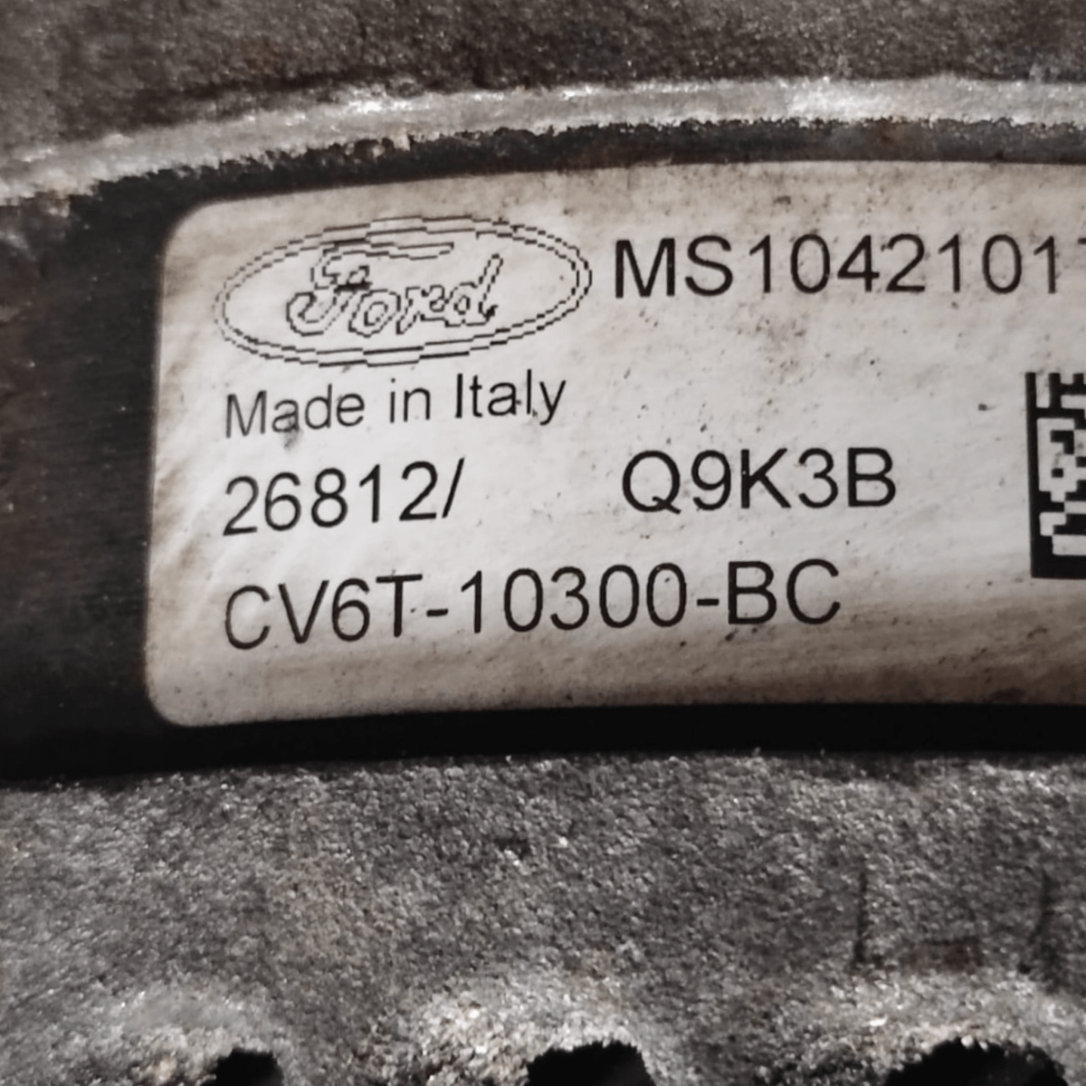 Alternatore ford b-max 1.0 benzina cod: cv6t10300bc (2012-2018)