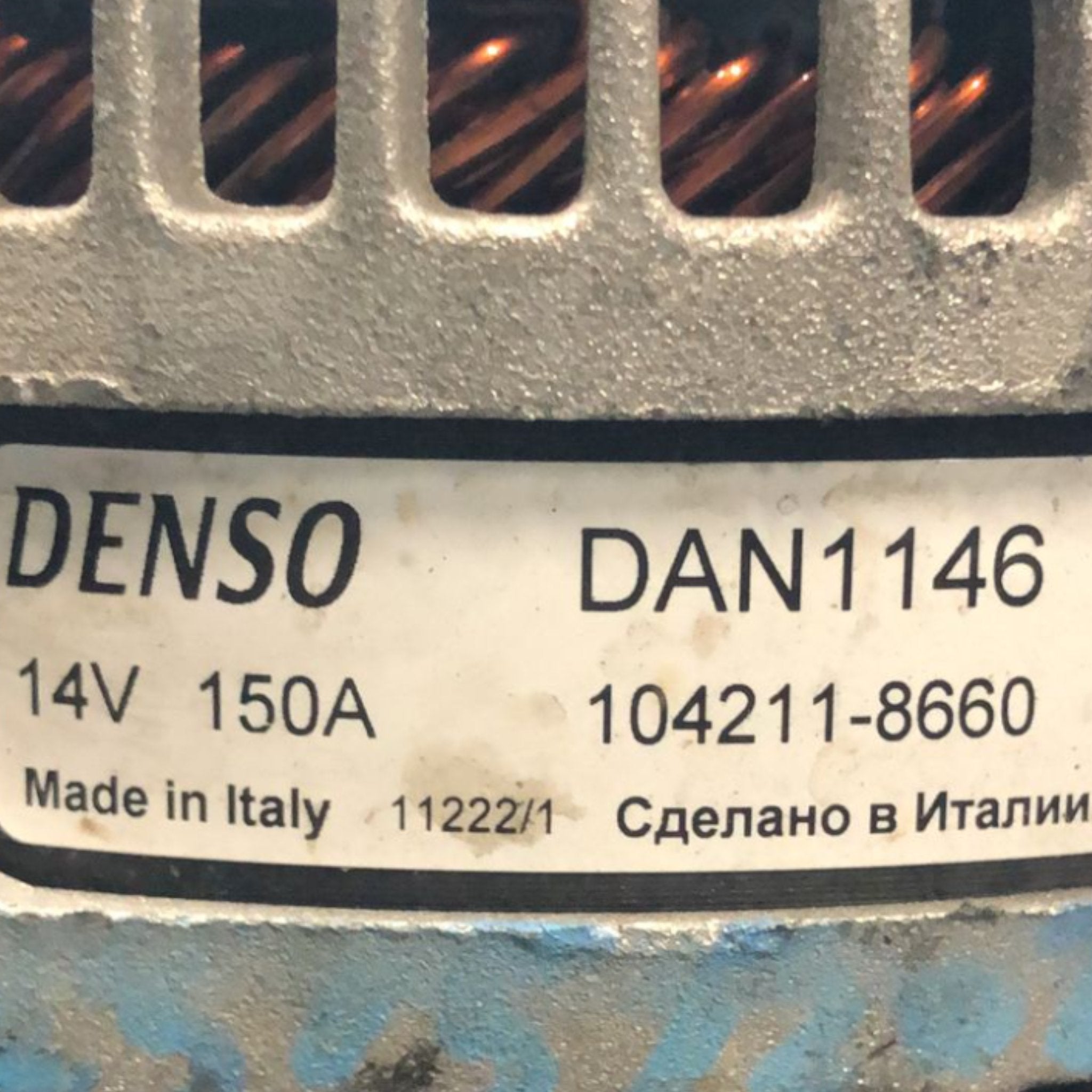 Alternatore Jeep Renegade 1.6 Diesel (2014 >) cod:104211-8660