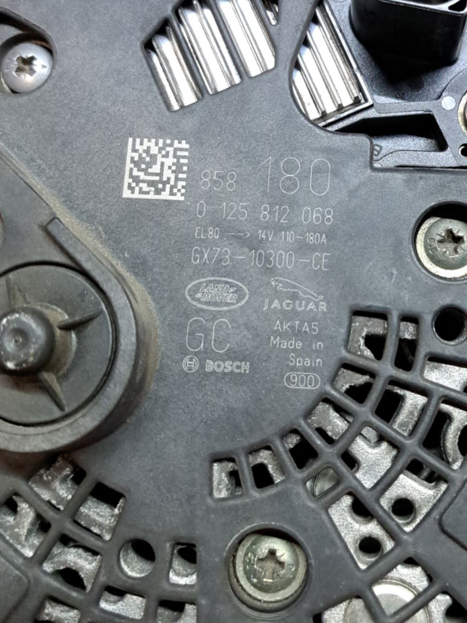 Alternatore Land Rover Range Rover Evoque 2.2d 820159 COD:GX73-10300CE