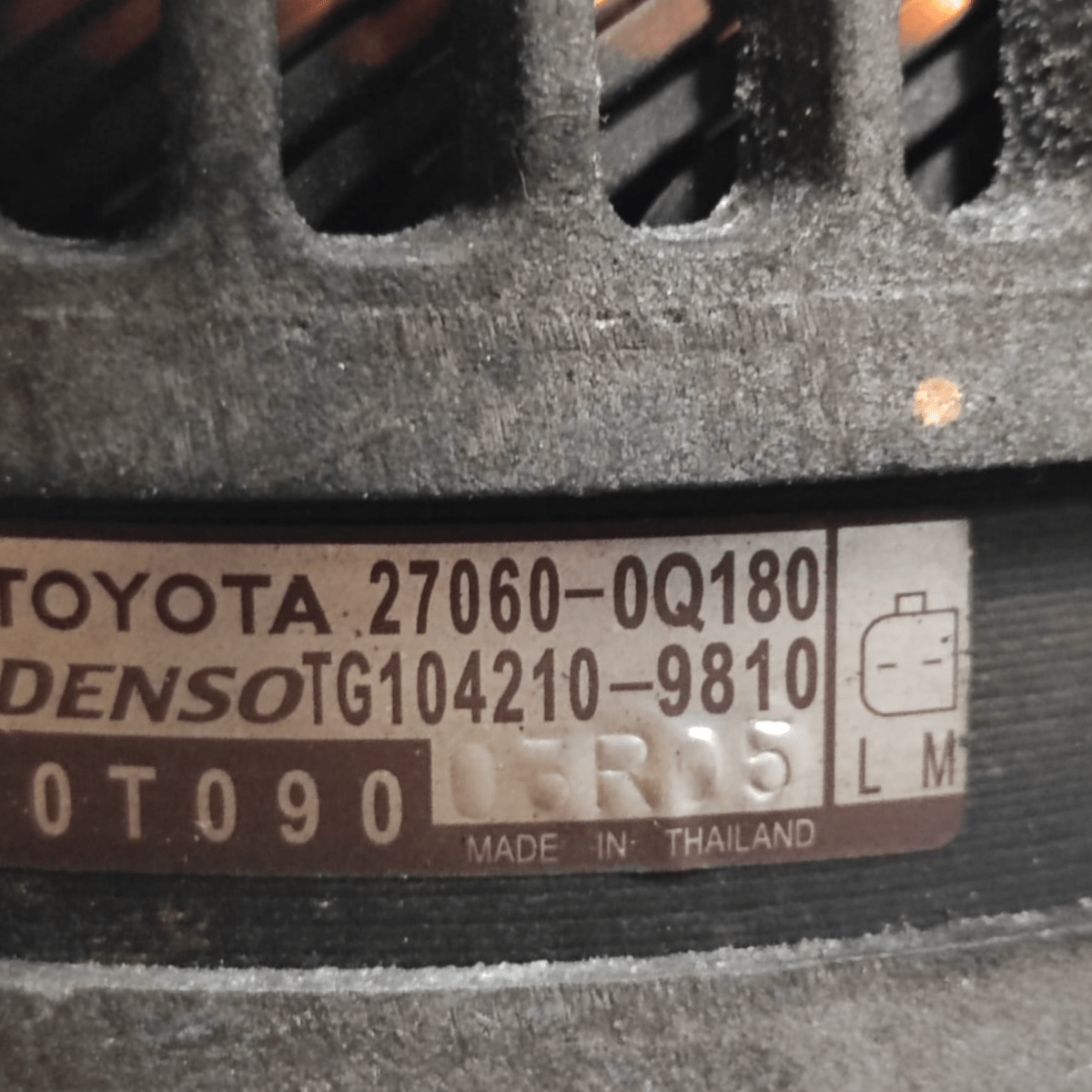 Alternatore peugeot 108 1.0 benzina cod: 270600q180 (2014-2021)