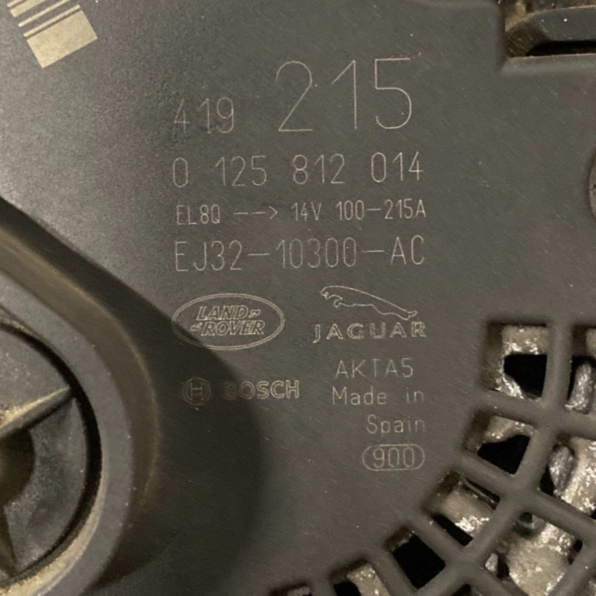 Alternatore range rover evoque l538 2.2 diesel (2011-2018) Cod: ej32-10300-ac