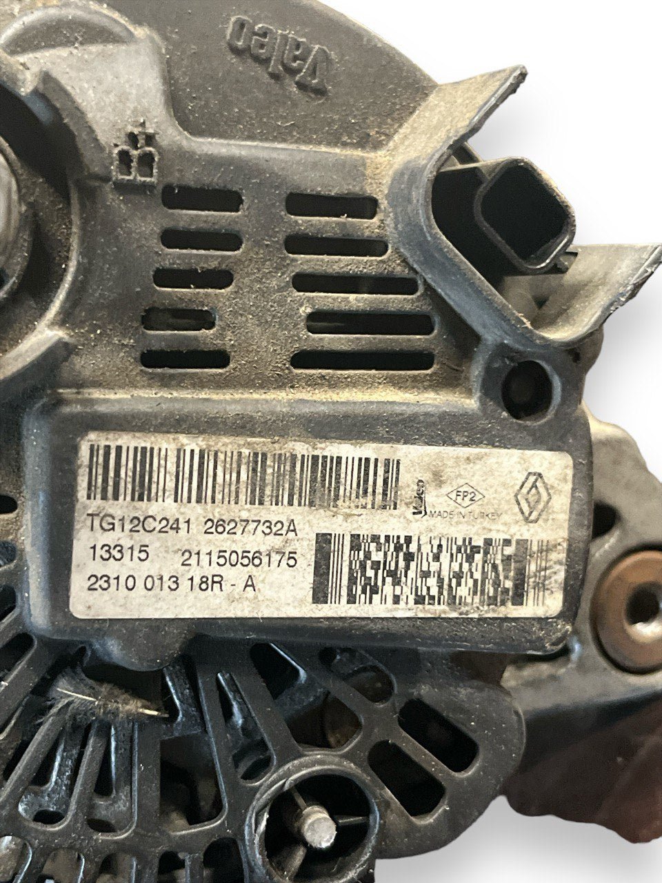 Alternatore Renault Captur / Clio IV 1.5 diesel (2013-2019) cod.231001318R