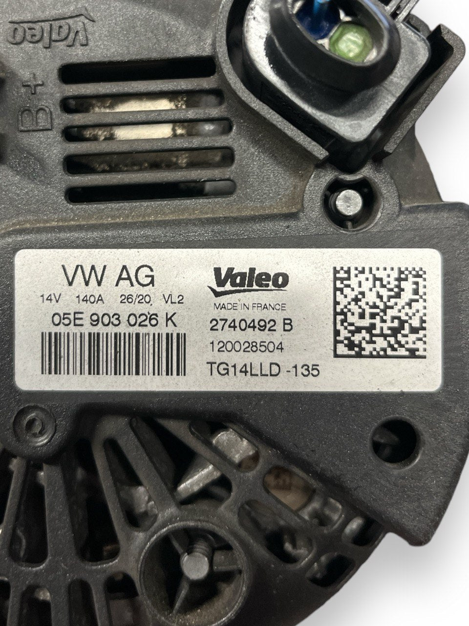 Alternatore Skoda Kamiq 1.0 tsi (2018>) cod: 05E903026K