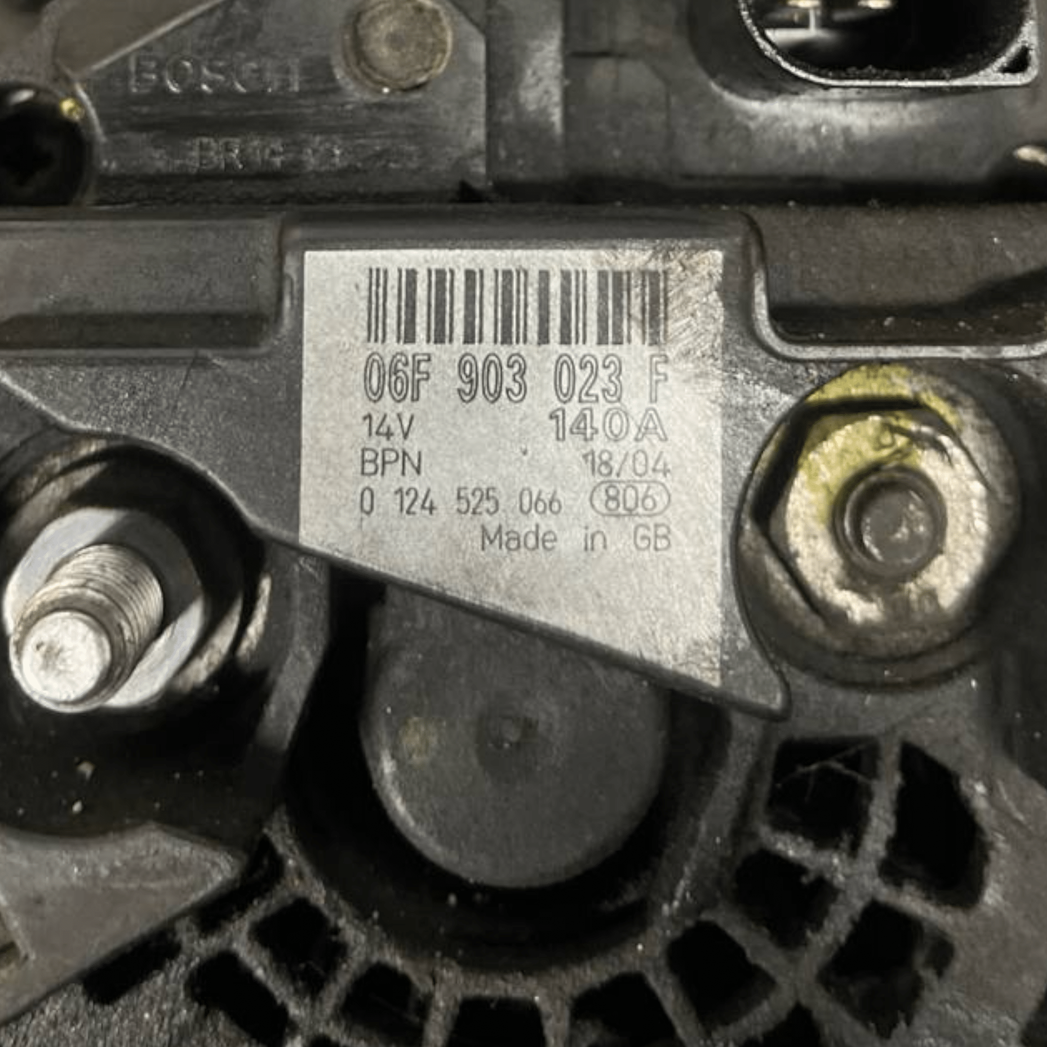 Alternatore Volkswagen Tiguan 5N 2.0 Diesel (2007 al 2016) cod: 06F903023F