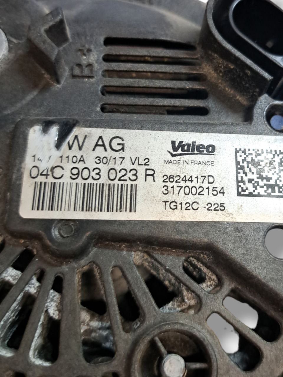 Alternatore Volkswagen Up 1.0 Benzina (2012>) COD:04C903023R