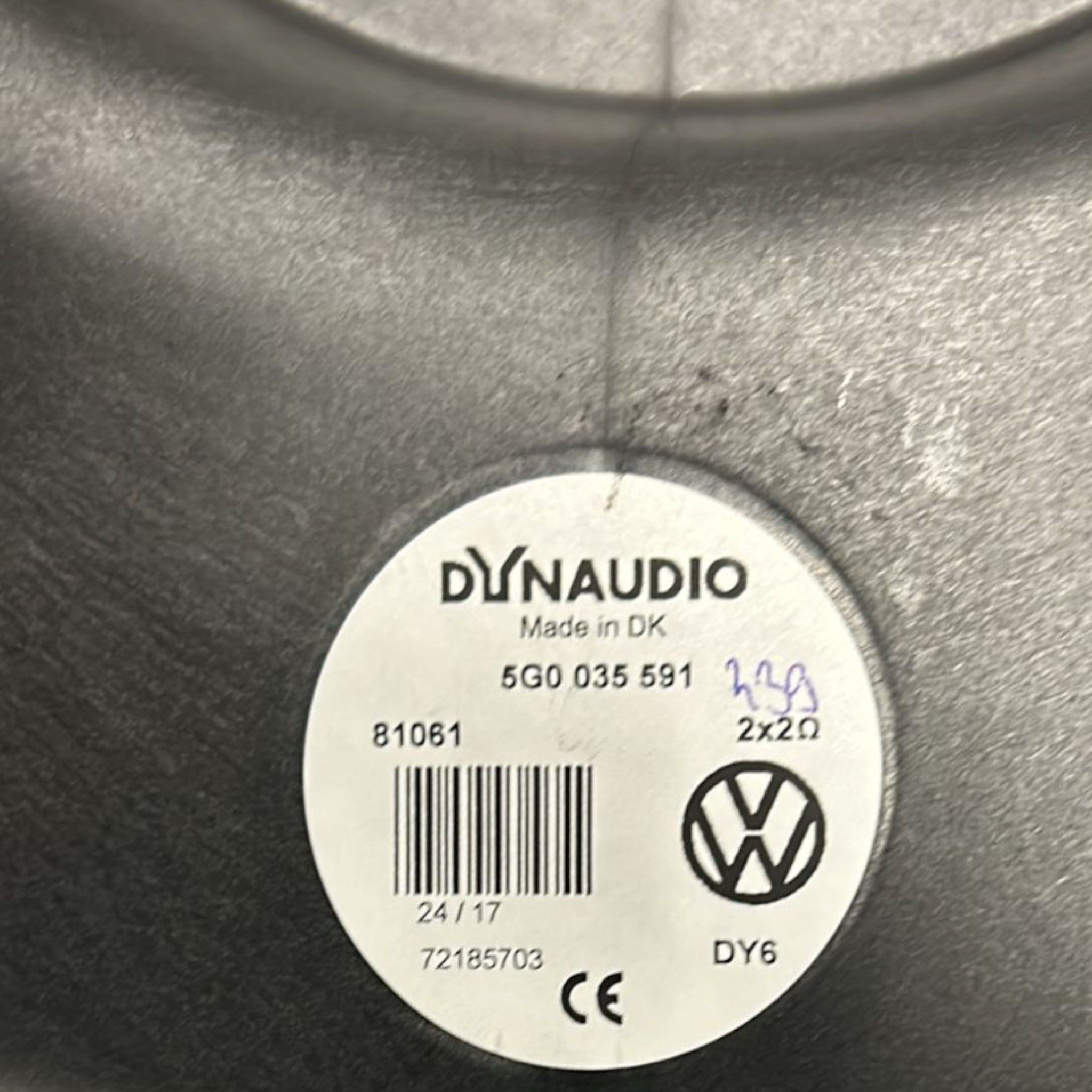 Altoparlante / Subwoofer Bagagliaio Volkswagen Golf VII cod:5G035591 (2012 > 2017)