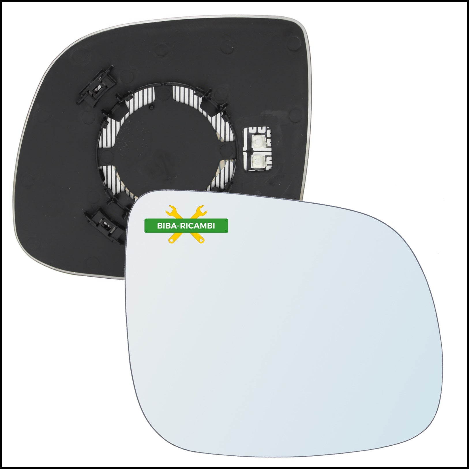 Piastra Retrovisore Termica Attacco Ø 84 Lato Dx-Passeggero Per Volkswagen Amarok (2HA) dal 2010> BIBA-RICAMBI