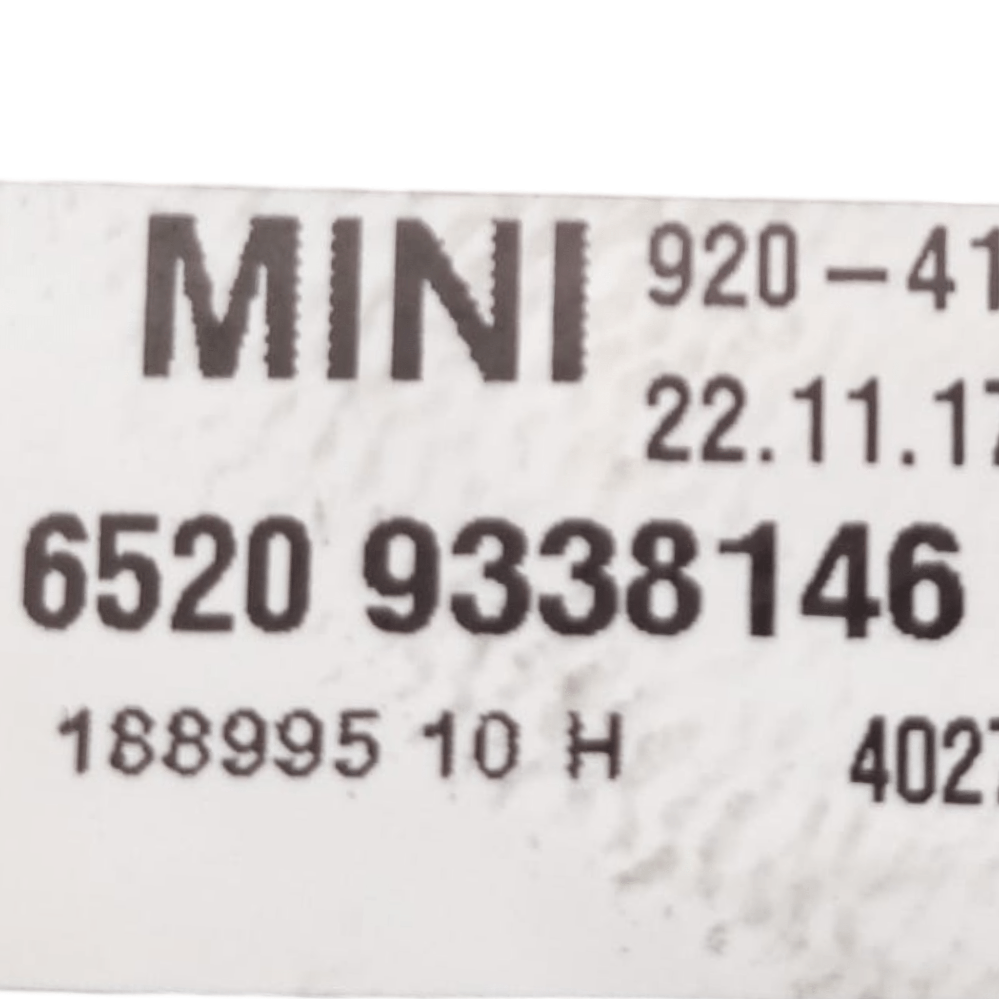 Antenna Tetto Mini Countryman F60 COD: 61149360501 (2017-2020)