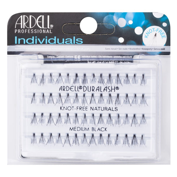 ARDELL CIGLIA FINTE DURALASH NATURALS KNOT-FREE MEDIUM BLACK - BIBA-RICAMBI