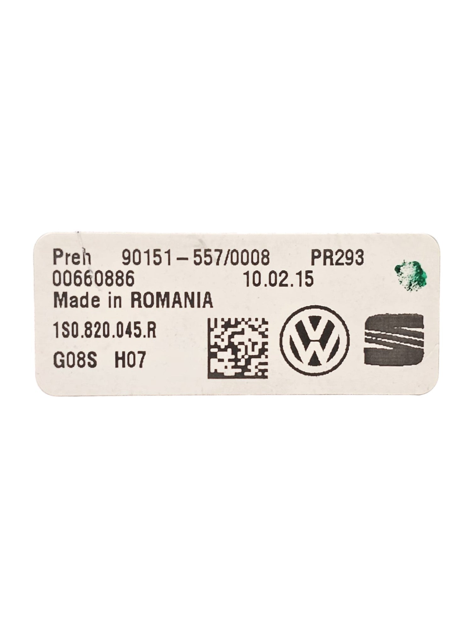 Autoradio / Lettore CD Volksawagen UP Cod:1S0035156H (2011-2024) + Comandi Clima