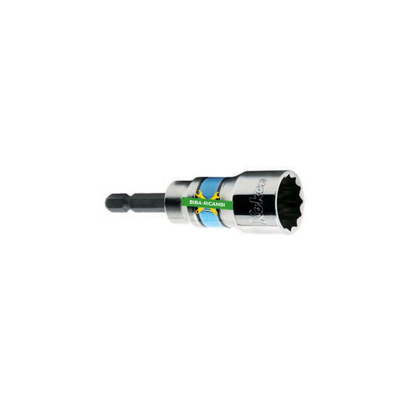 CHIAVE BUSSOLA ATTACCO 1/4" | M13 | Ø 17.5 MM | LUNGHEZZA 77 MM | MARCA KOKEN BIBA-RICAMBI