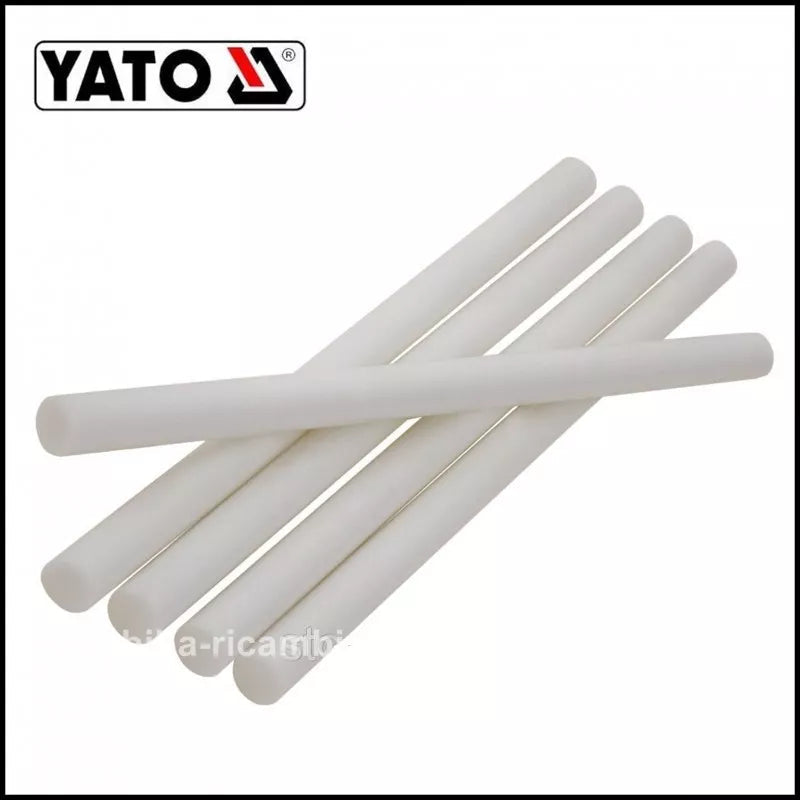 5 Stick colla a caldo colore bianco YATO