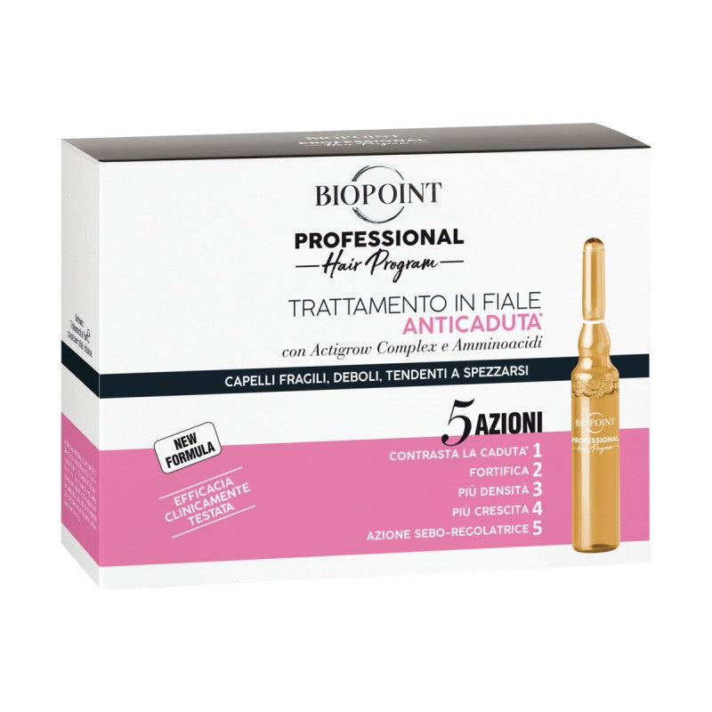 BIOPOINT PROFESSIONAL ANTICADUTA TRATTAMENTO FIALE DONNA 10X7 ML - BIBA-RICAMBI
