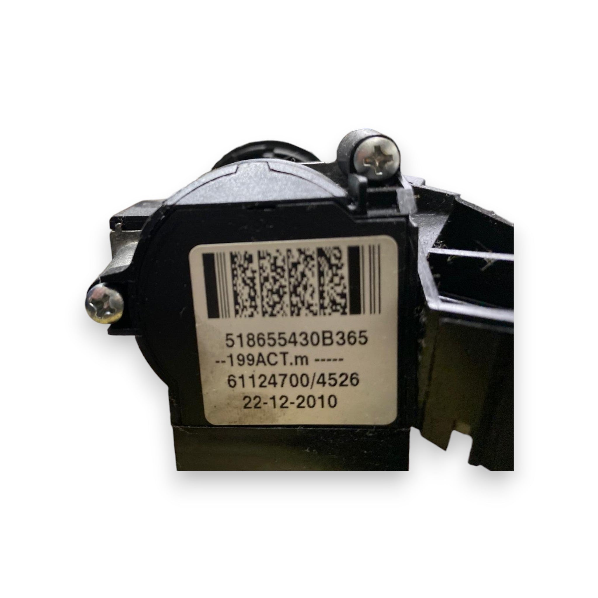 Bloccasterzo + blocchetto avviamento Fiat Doblò II (2009-2022) Cod: 518655430B365