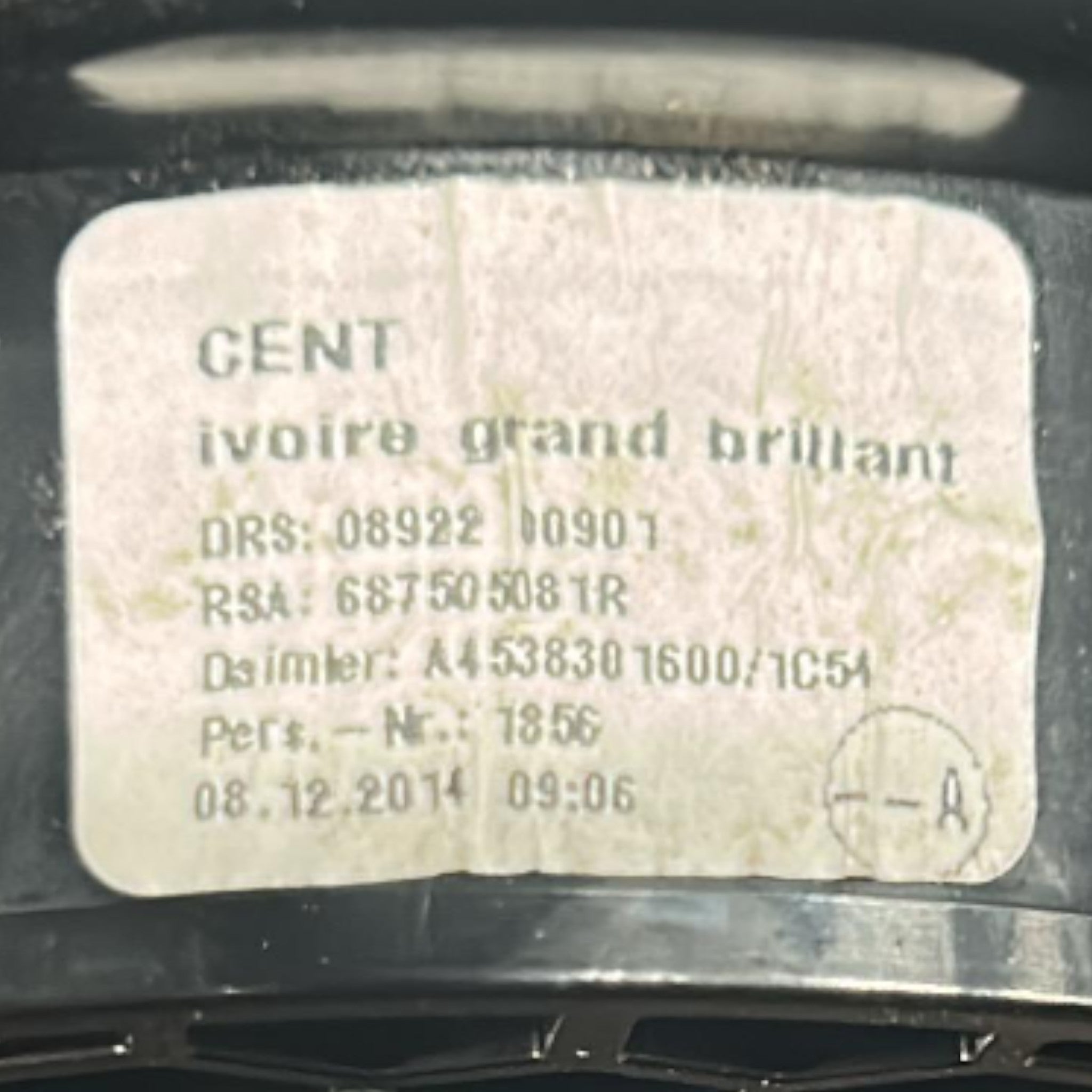Bocchetta Aria Cruscotto Smart ForTwo (W453) cod.A4538301600 (2014 > 2023)