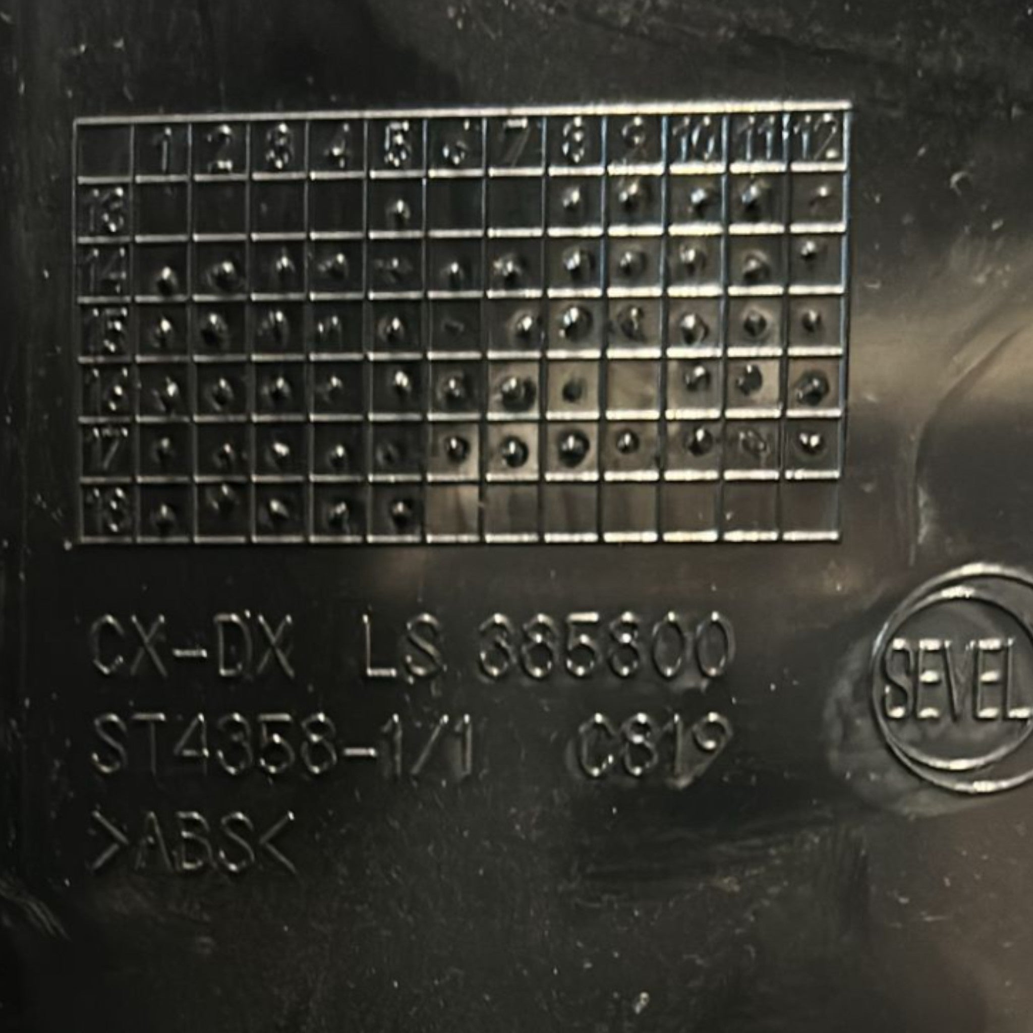 Bocchetta Aria destra Citroen Jumper III cod:385800 (2014 >)