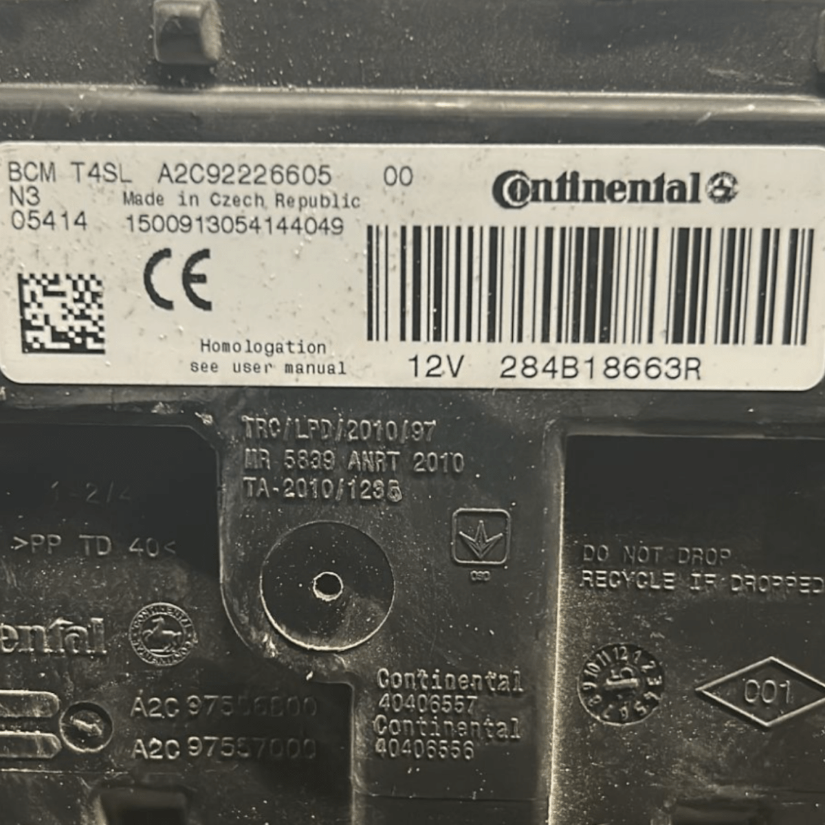 Body computer renault clio iv 1.5 diesel cod:284B18663R (2012 > 2021)