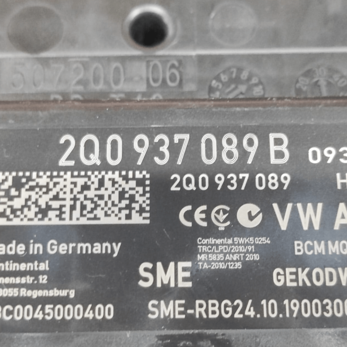 Body computer seat arona 1.0 benzina / metano cod: 2q0937089b (2017-)
