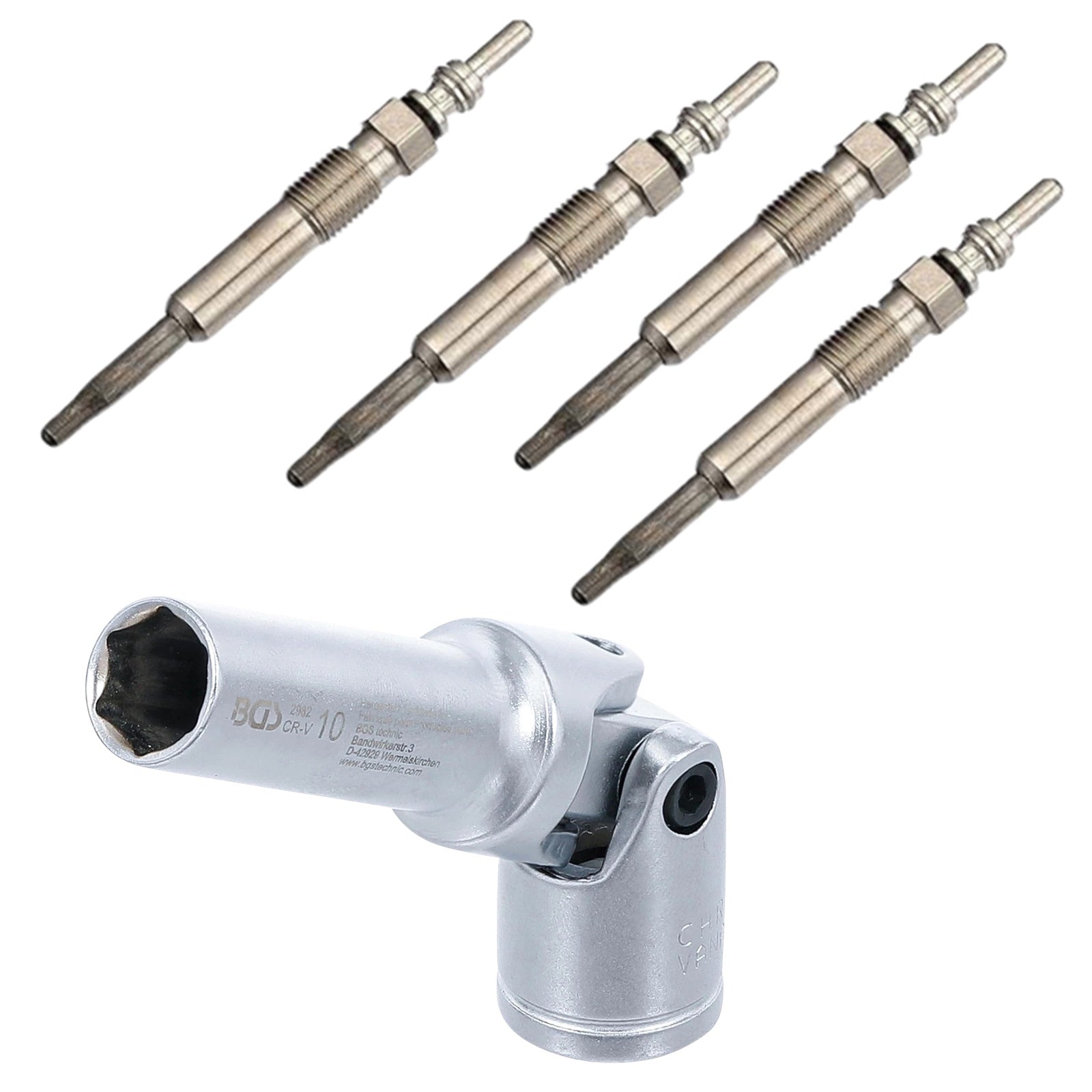 Kit 4 Candelette ad Alte Prestazioni + Chiave Specifica | Offerta Da Biba Ricambi