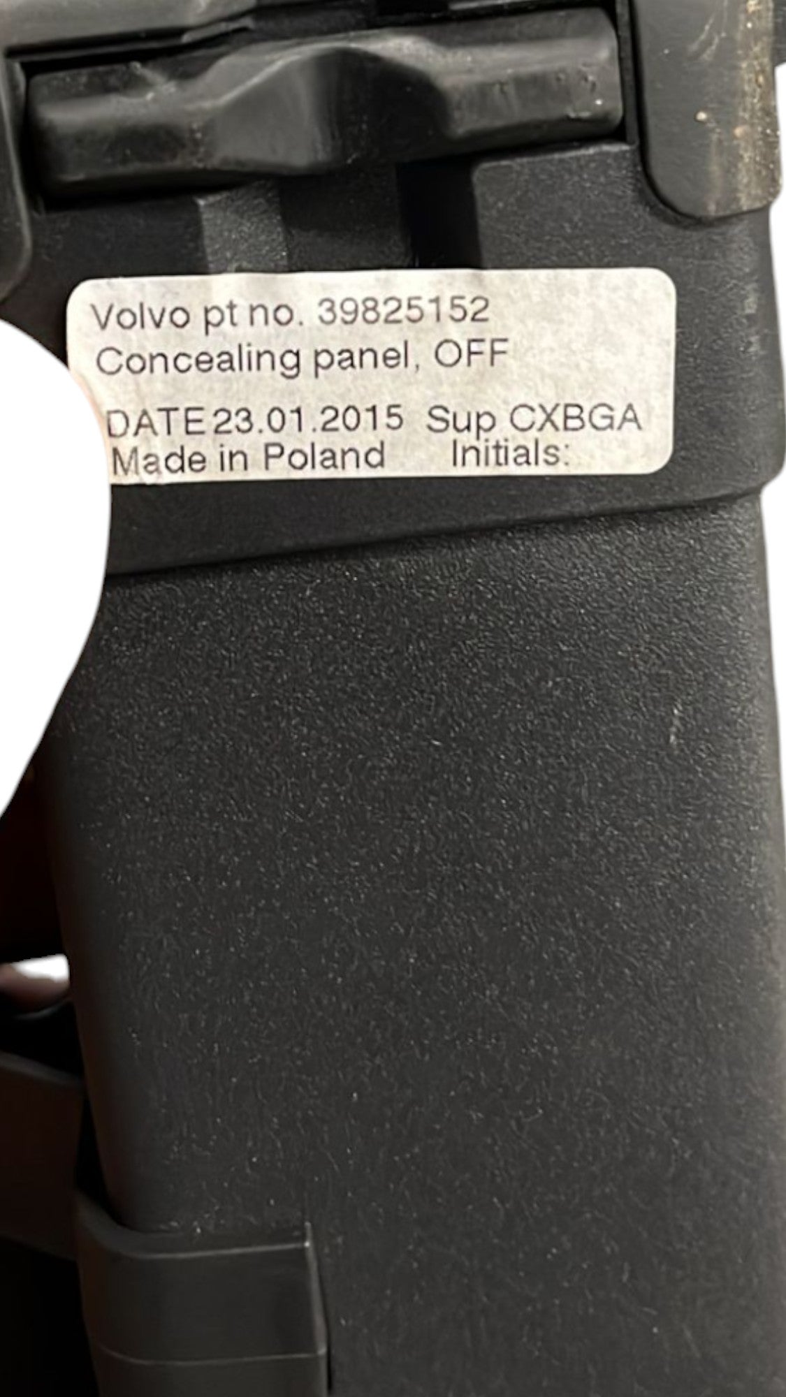 Cappelliera a Rullo / Copri bagagli Volvo V60 (2010-2018) cod.39825152