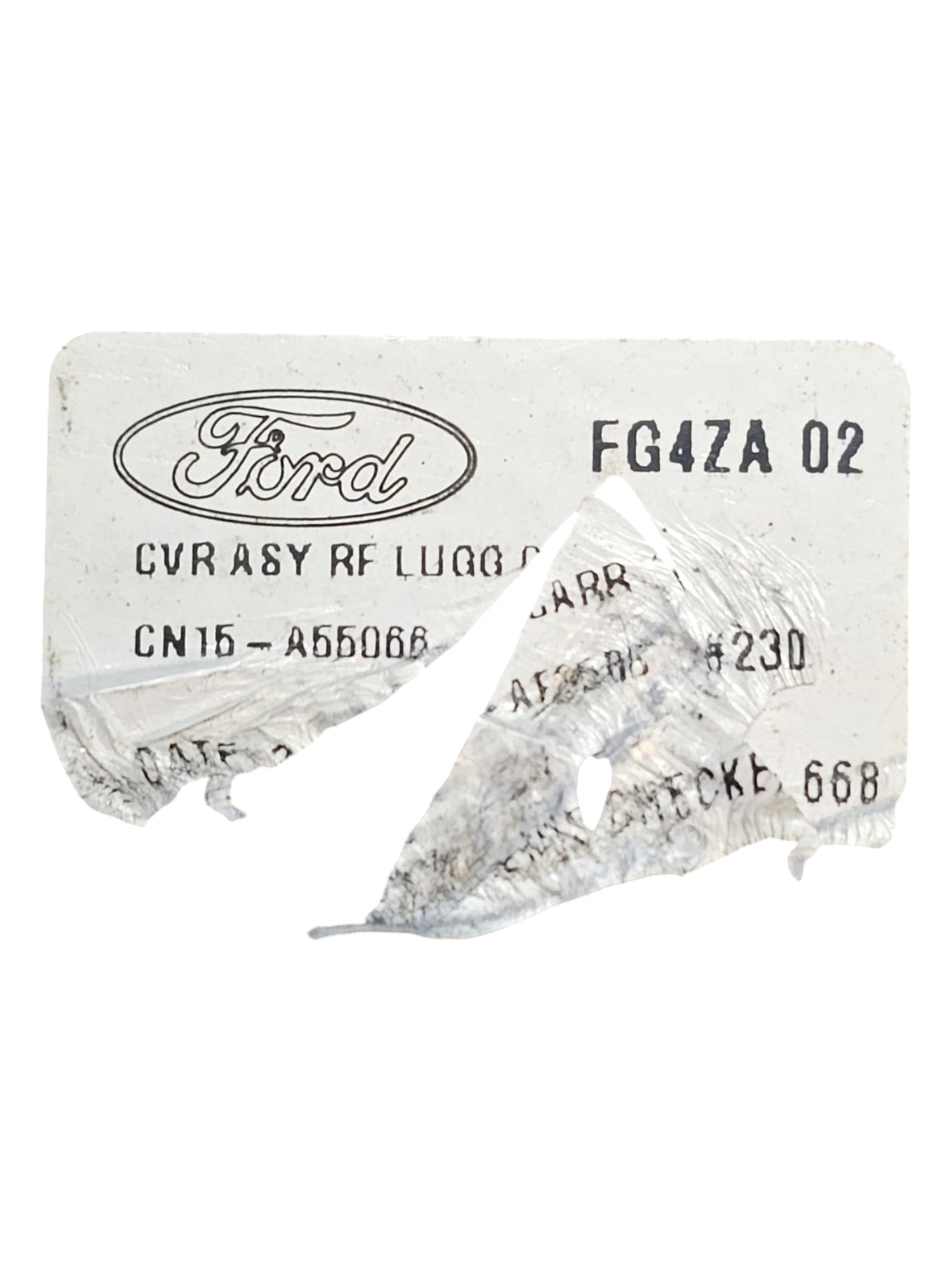 Cappelliera / Ripiano Bagagliaio Retrattile Ford Ecosport Cod:CN15A55066AE (2012-2023)