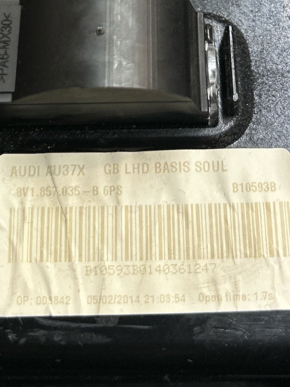 Cassetto / Vano Porta Oggetti Audi A3 (8V) (2013 > 2019) cod.8V1857035B