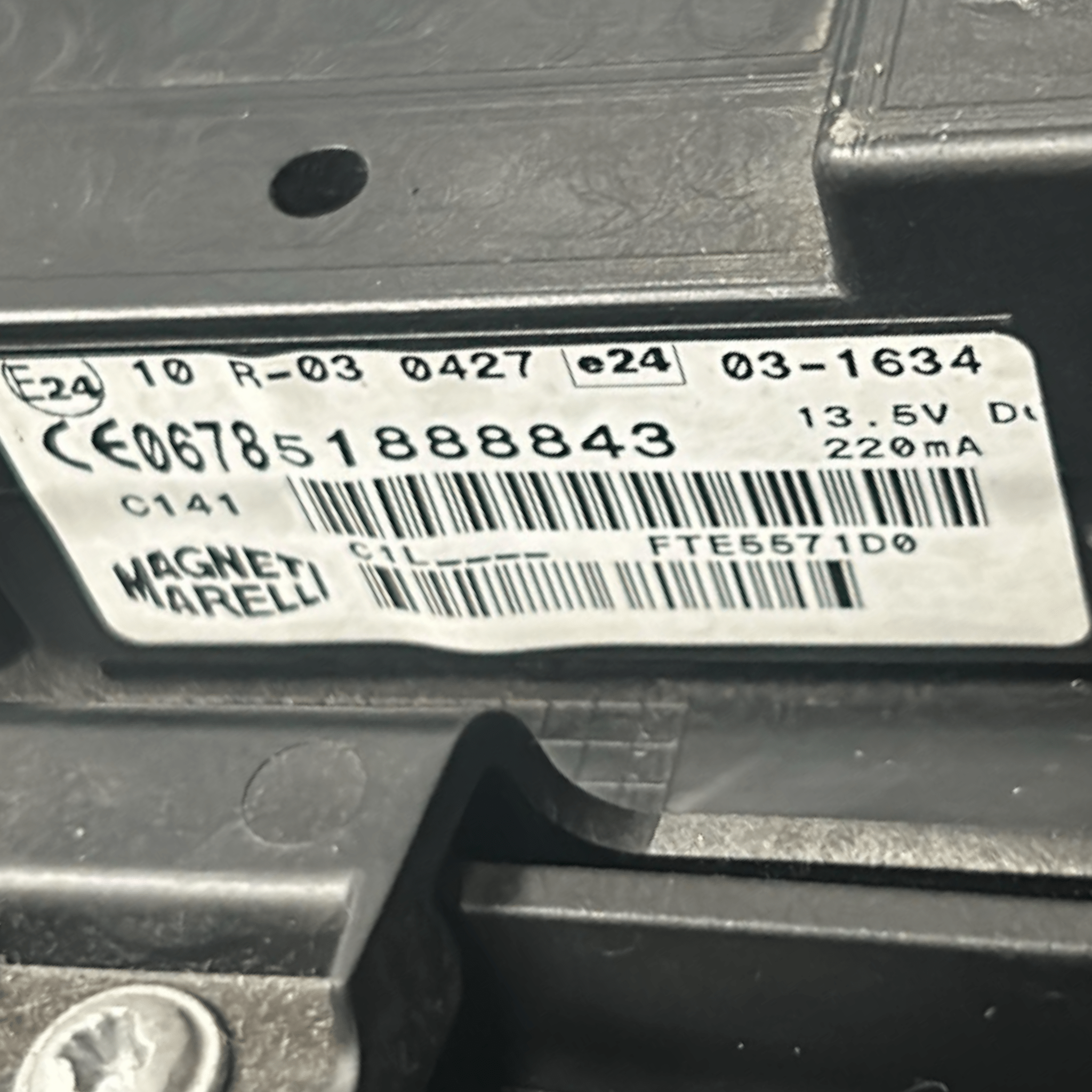 Cassetto / Vano Porta Oggetti Fiat Punto EVO cod.735485660 (2012 > )