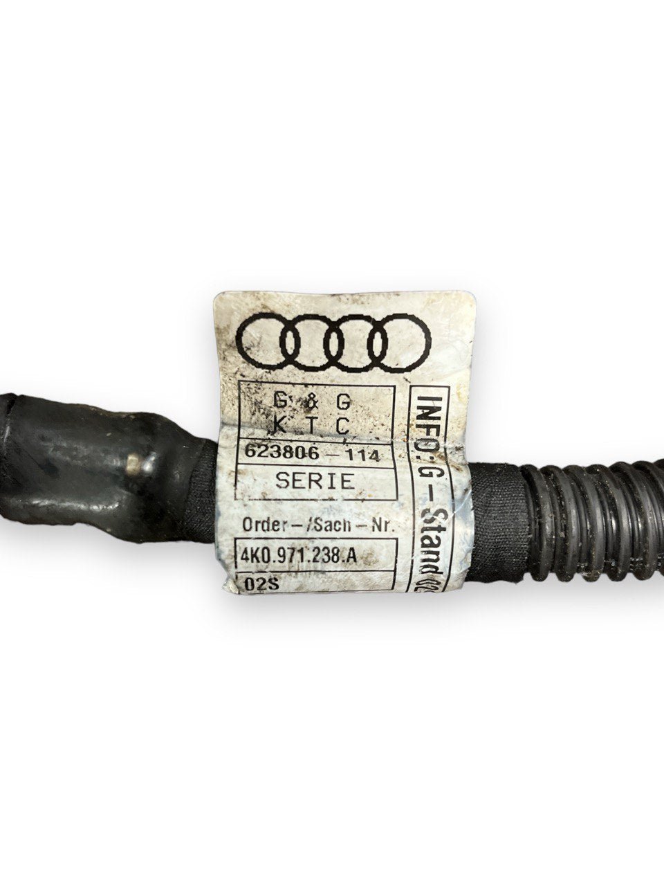 Cavo / Cablaggio Negativo Batteria Audi A7 C8 (2017>) cod: 4K0971238A