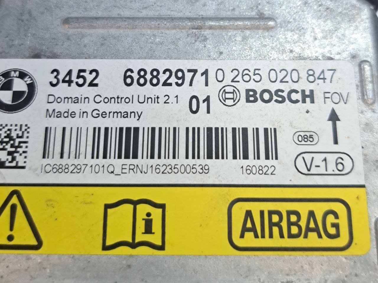 Centralina Airbag Bmw Serie 1 F21 (2012-2018) COD:0265020847