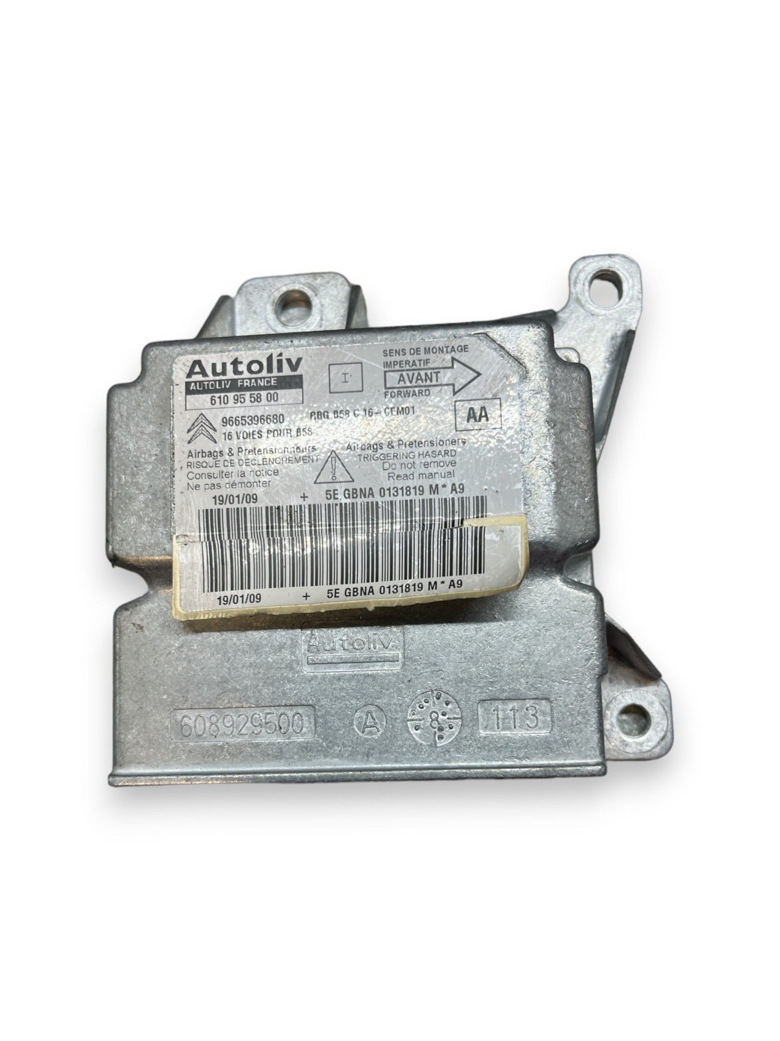 Centralina Airbag Citroen C4 Picasso (2008) COD:9665396680