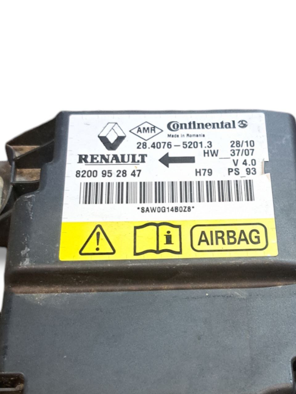 Centralina airbag Dacia Duster (2010) COD:8200952847