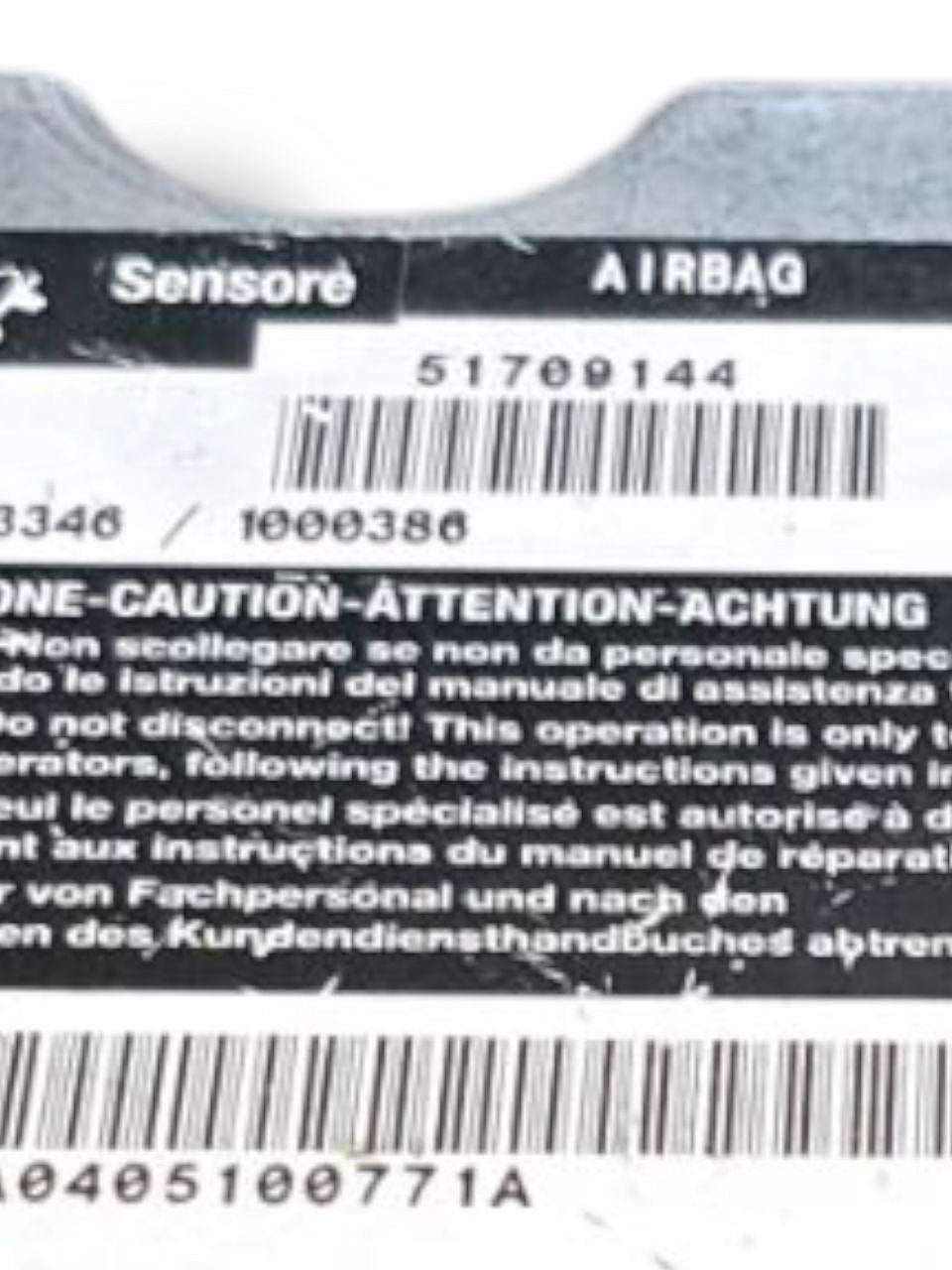 Centralina Airbag Fiat stilo ( 2001-2010 ) COD:51709144