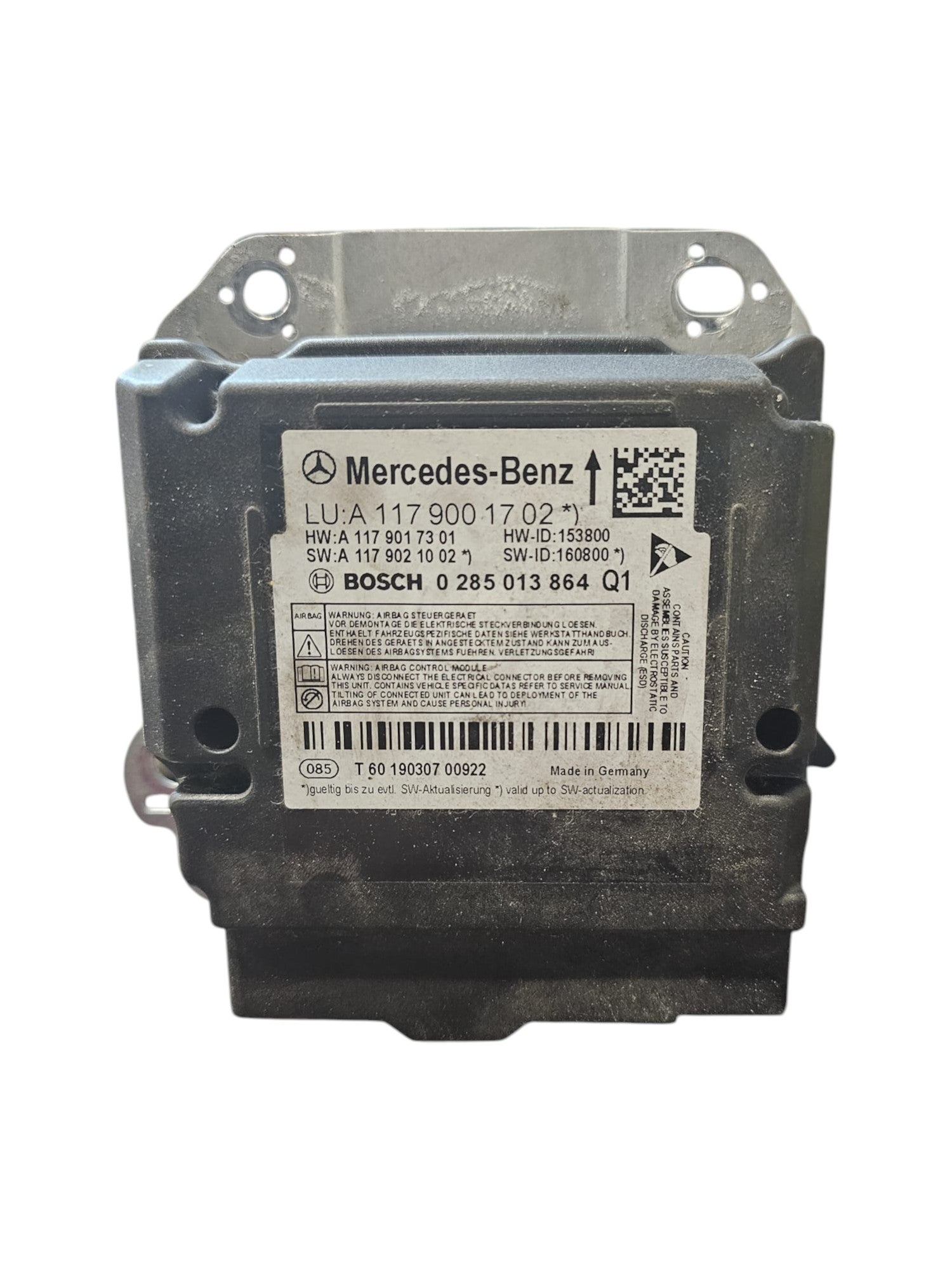 Centralina Airbag Mercedes GLA X156 Cod:A1179001702 (2013-2019)
