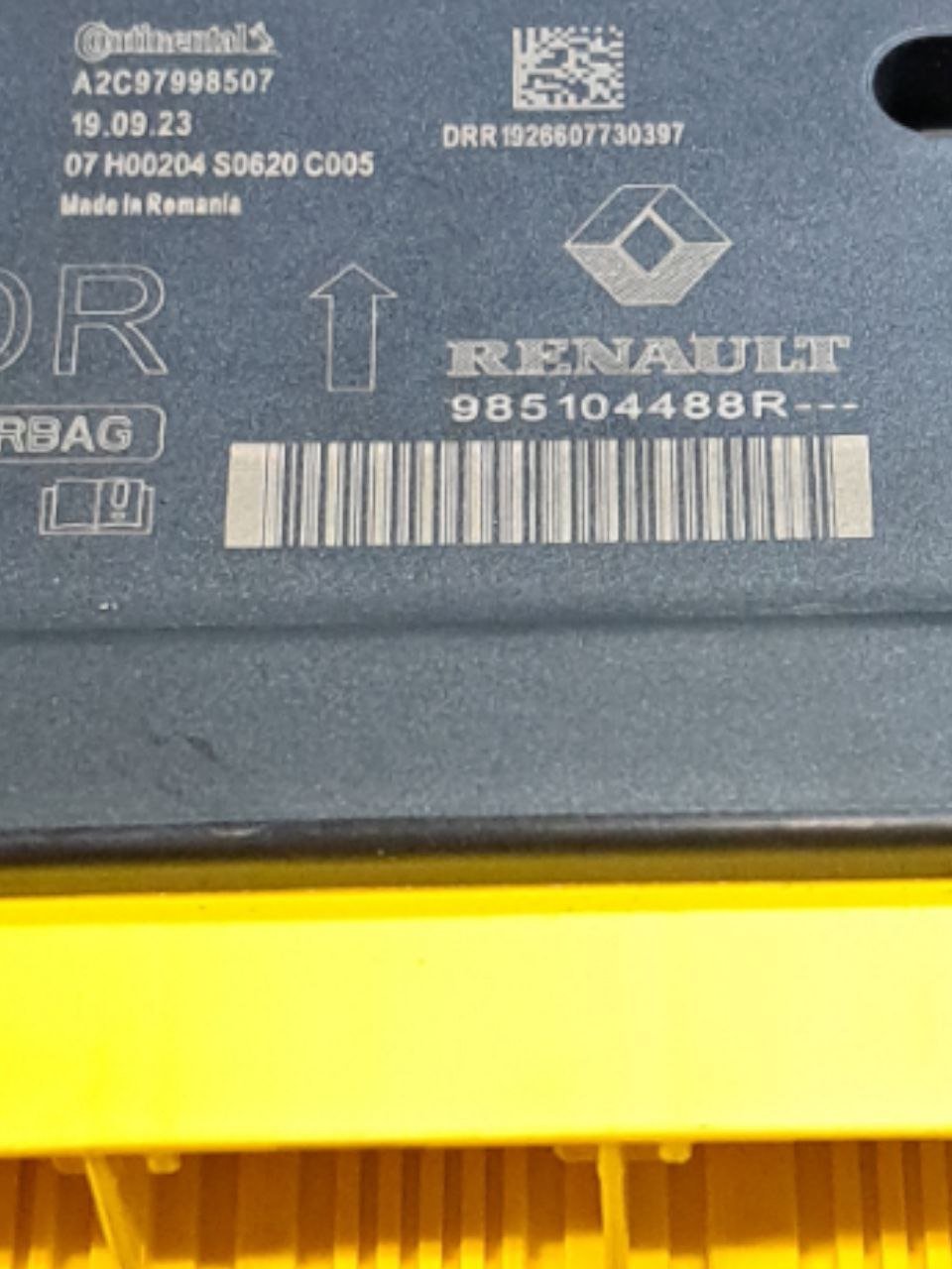 Centralina Airbag Renault Clio V (2019>) COD:985104488R