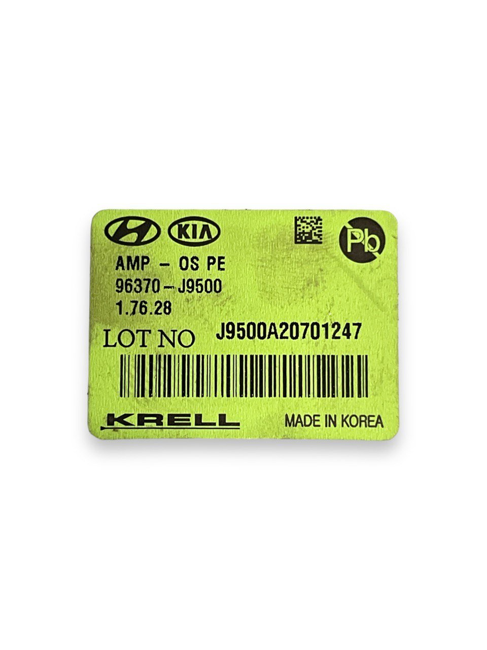 centralina / amplificatore antenna Hyundai Kona (2017>) cod.96370-J9500