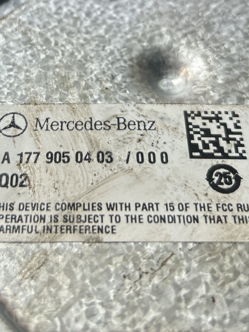 Centralina / Amplificatore Audio Mercedes Benz Classe A (W177) (2018 > ) cod.A1779050403