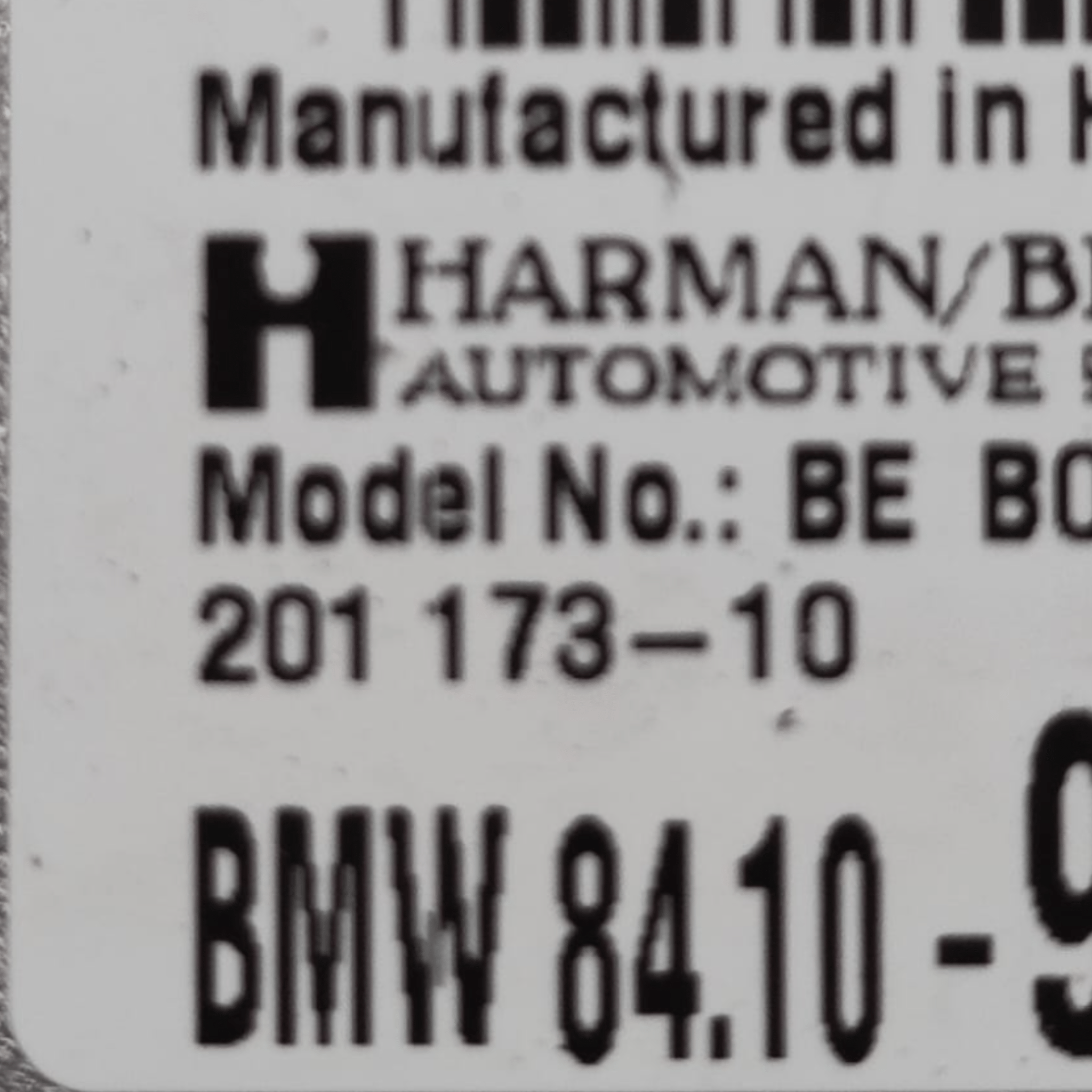 Centralina Amplificatore Mini Countryman R60 COD: 20117310 (2010-2016)