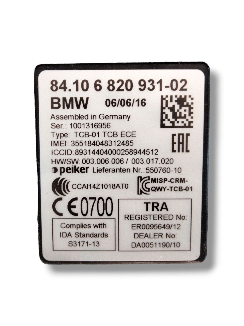 Centralina Bluetooth BMW Serie 1 F20/ F21 (2012-2019 ) cod.682093102