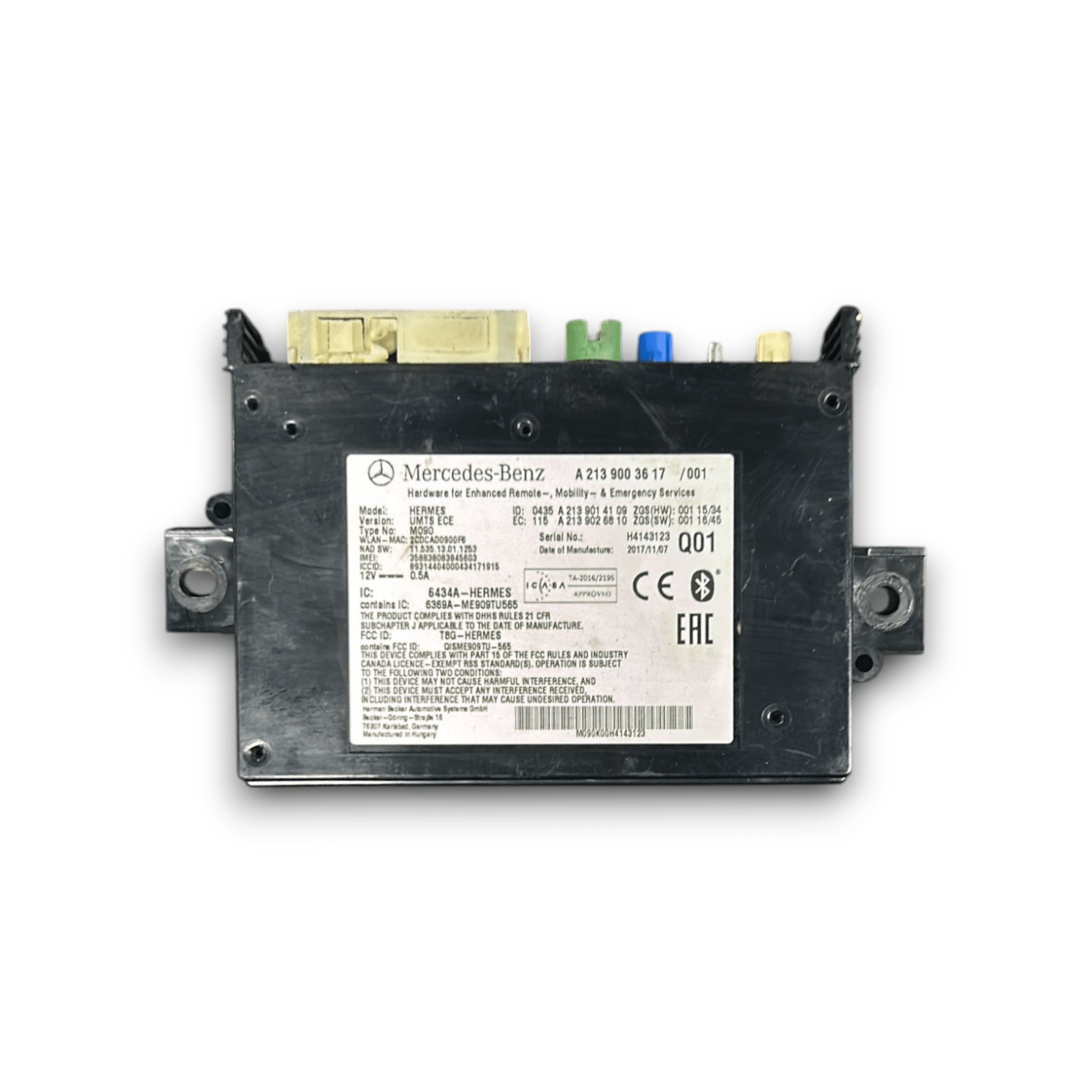 Centralina Bluetooth Mercedes Benz CLA (X117) cod.A2139003617 2.2 Diesel (2013 > 2019)