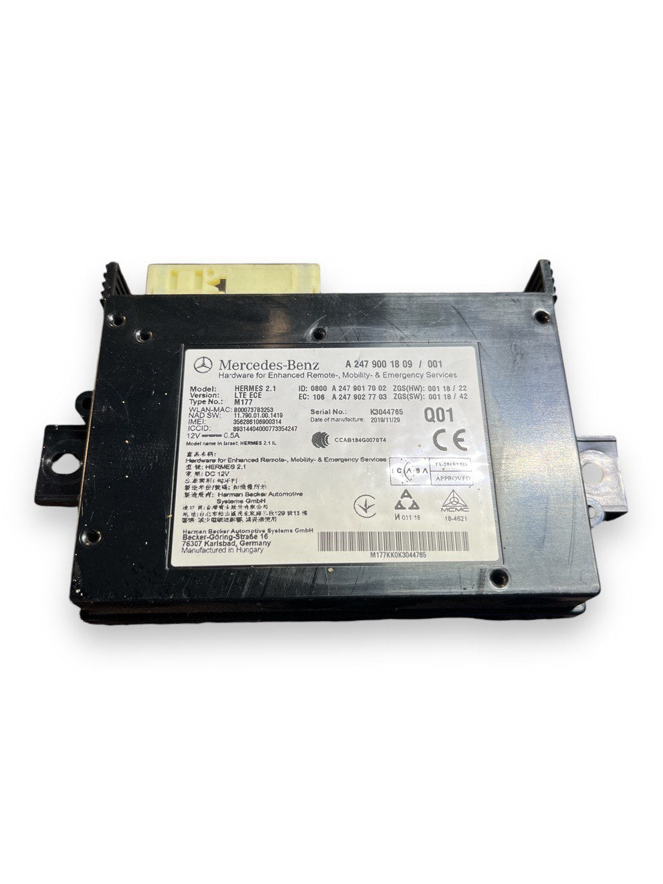 Centralina Bluetooth Mercedes-Benz Classe A W177 / W247 (2018> ) cod.A2479001809