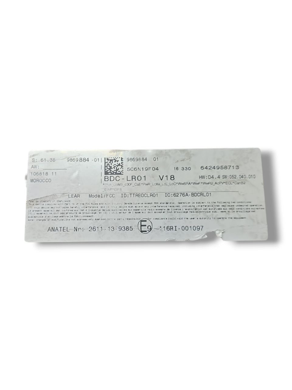 Centralina / Body Computer Bmw X1 F48 2.0 Diesel (2015 -2022) COD:9869884