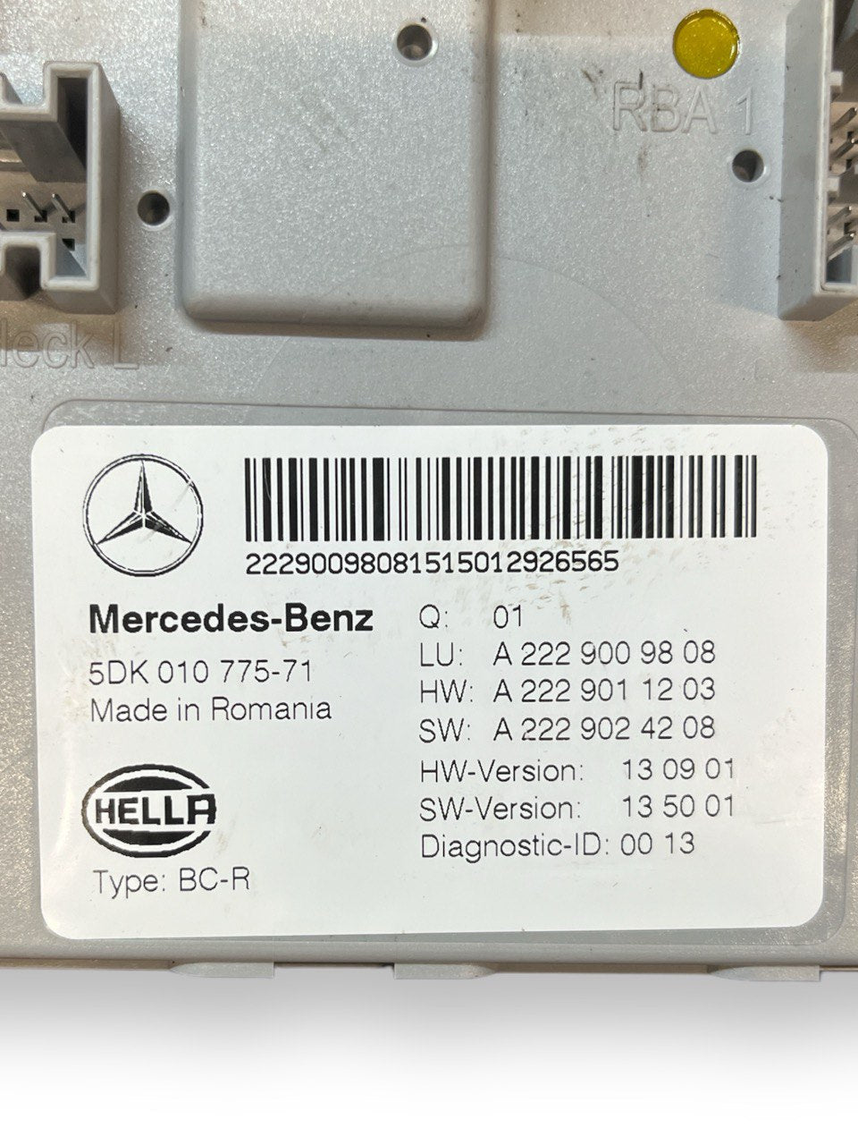 Centralina Body Computer Mercedes-Benz Classe C W205 2.2 Diesel (2014-2021) COD:A2059002019