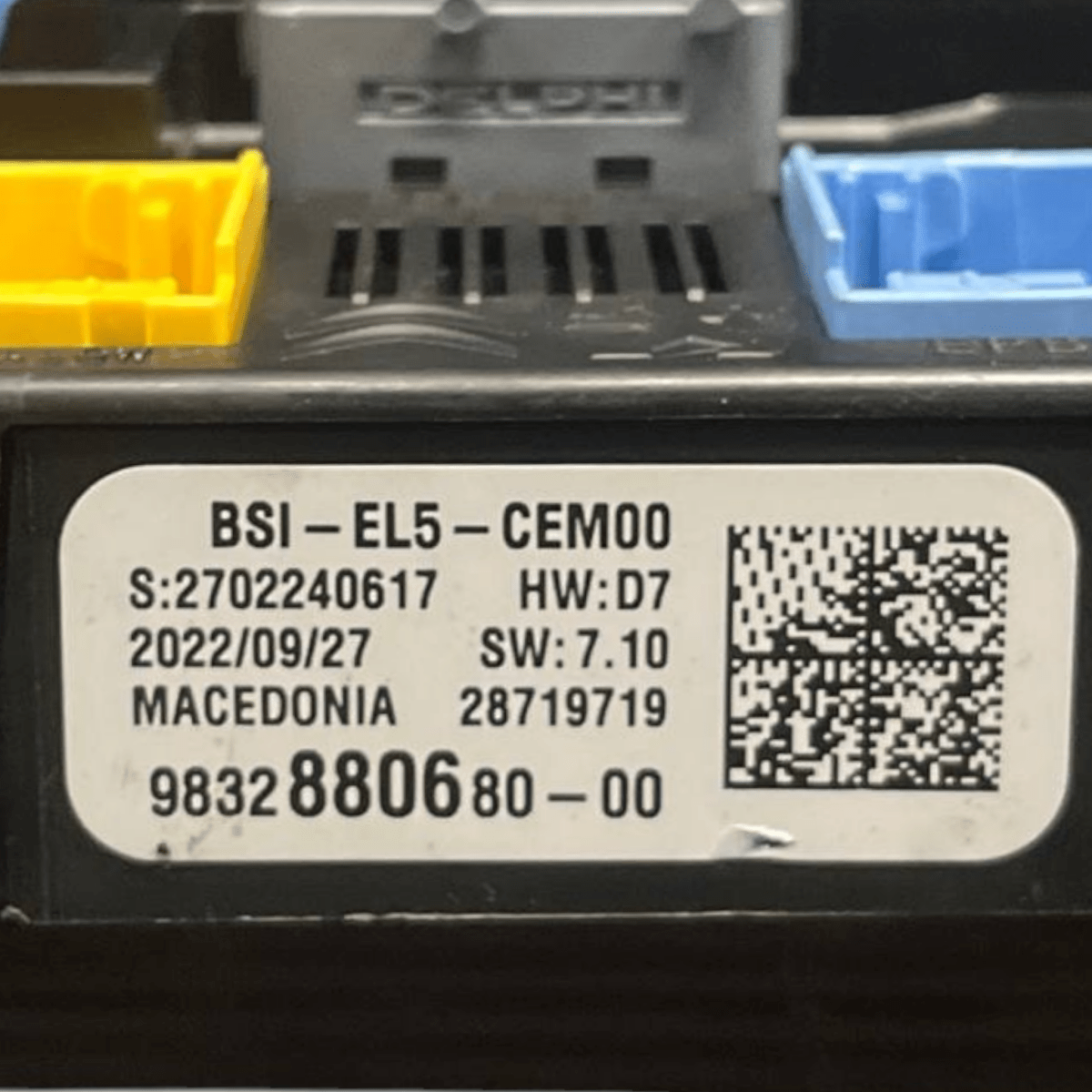 Centralina Body Computer Peugeot 3008 II 1.5 Diesel (2016 al 2023) cod: 9832880680-00