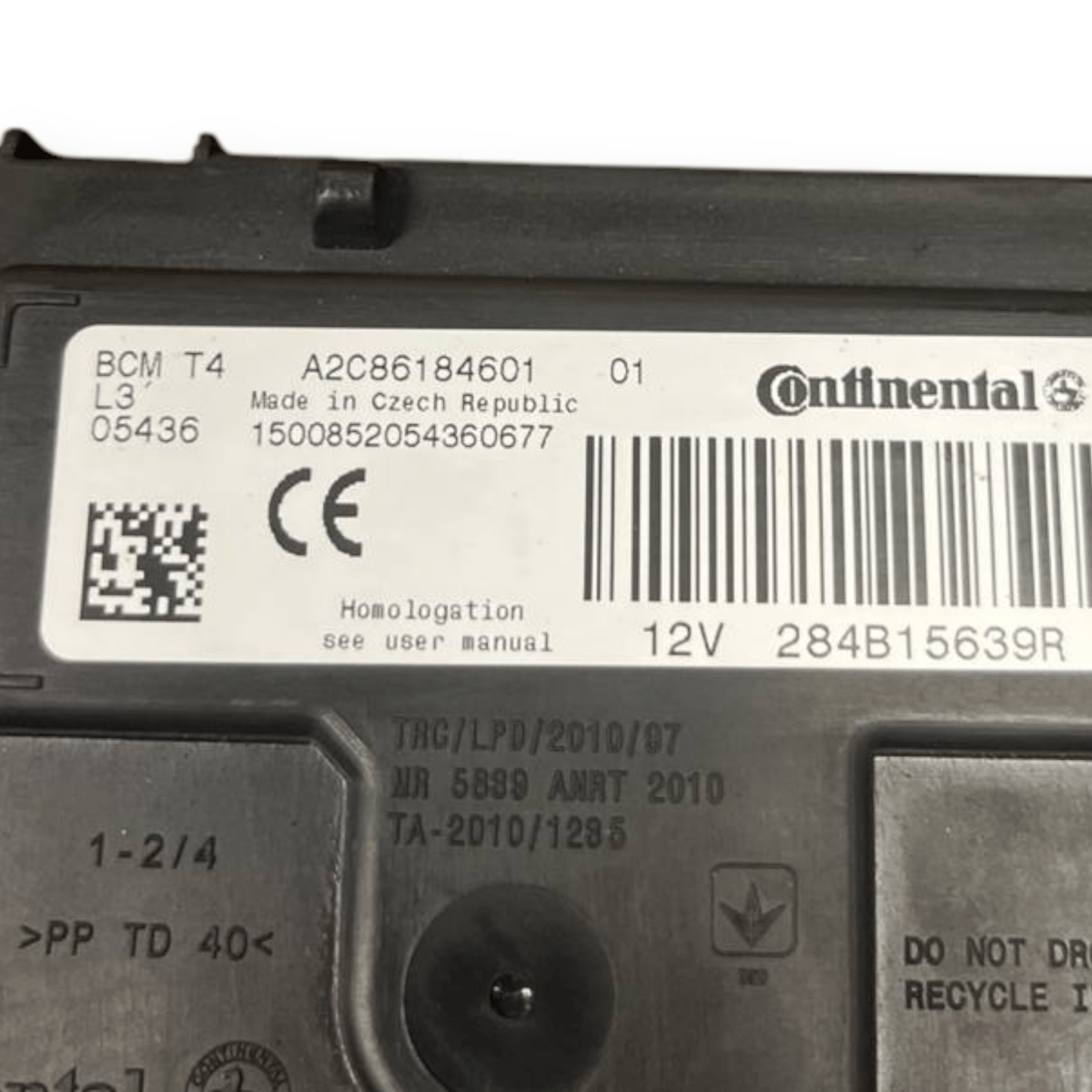 Centralina Body Computer Renault Clio IV 1.5 Diesel (2012 al 2021) cod: A2C86184601