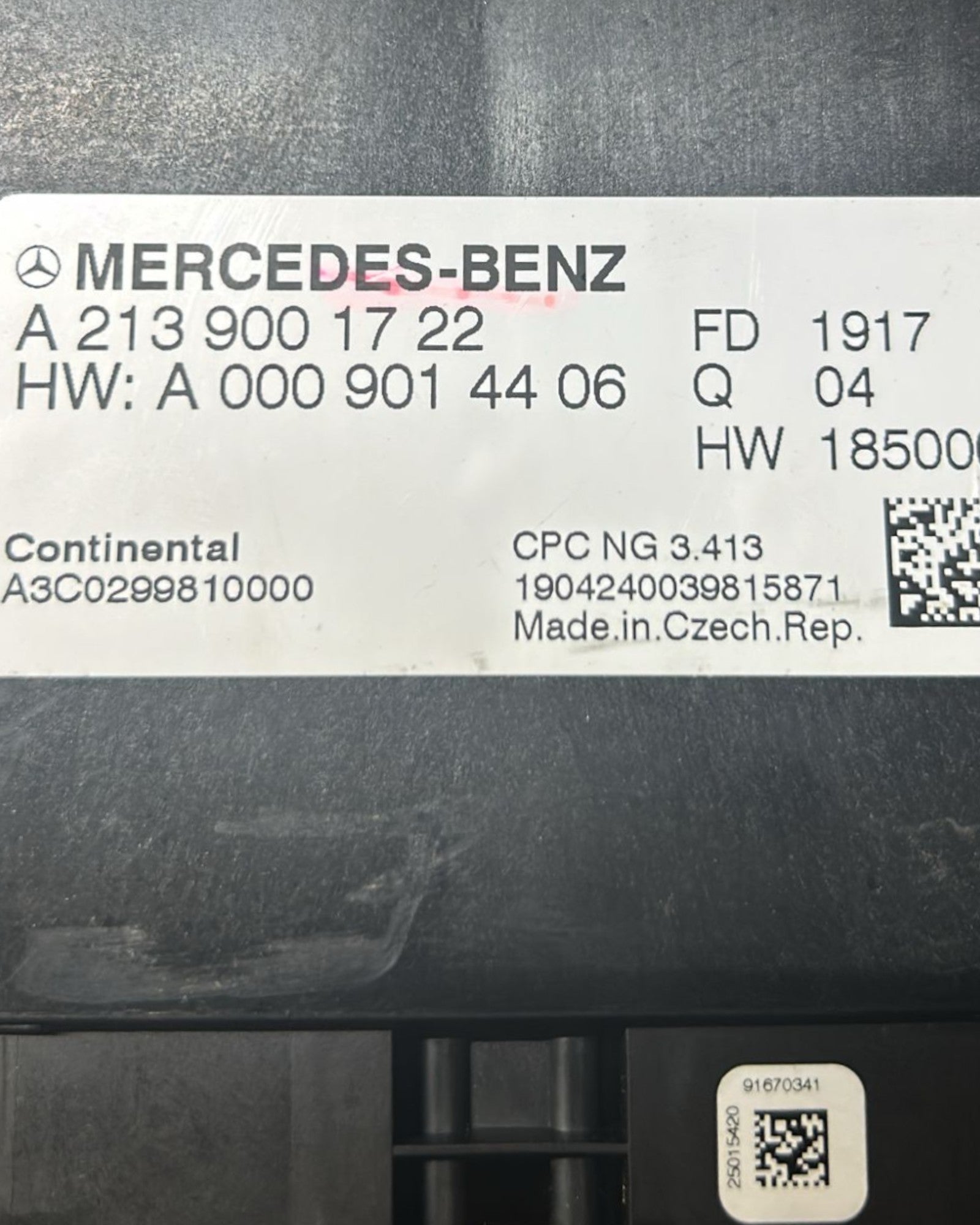 Centralina Cambio Automatico Mercedes Benz Classe A (W177) cod.A2139001722 (2018 > )