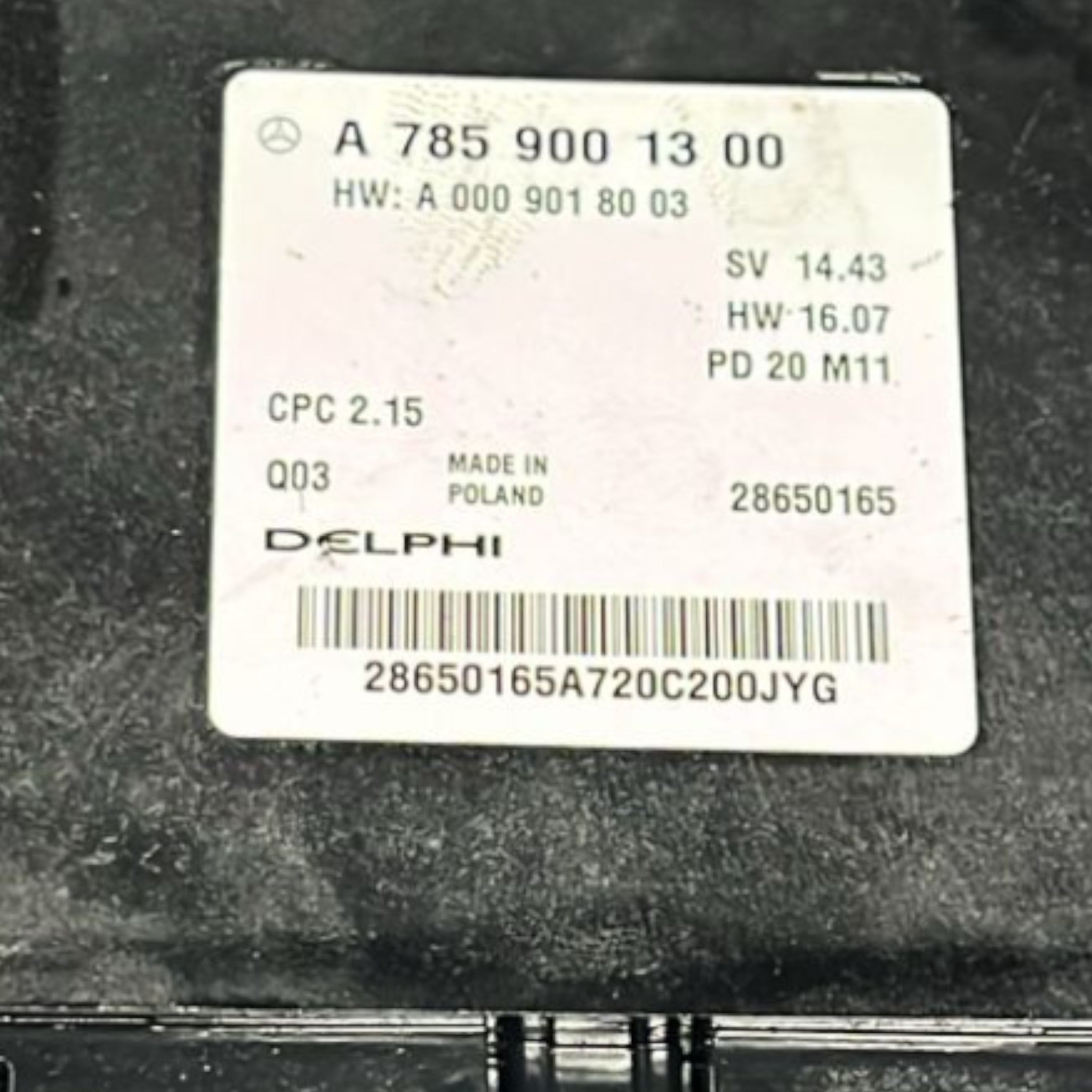 Centralina Cambio Automatico Mercedes Benz EQC cod:A7859001300 (2019 >2023)