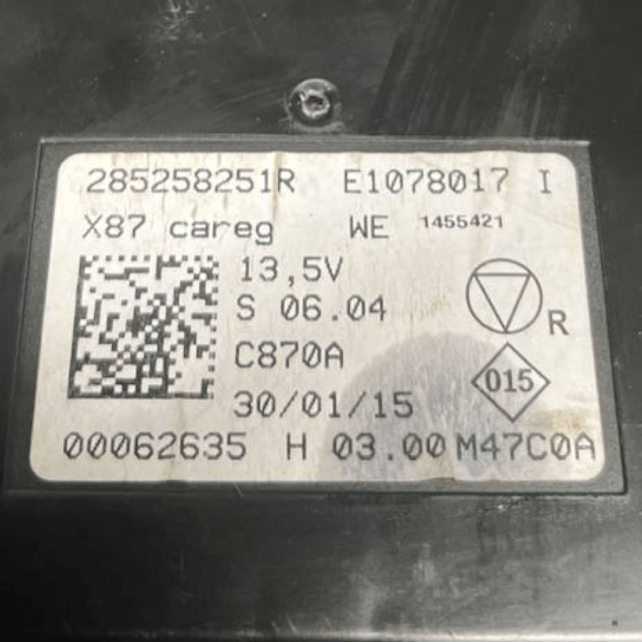 Centralina Clima Renault Captur I (2013 al 2019) cod: 285258251R