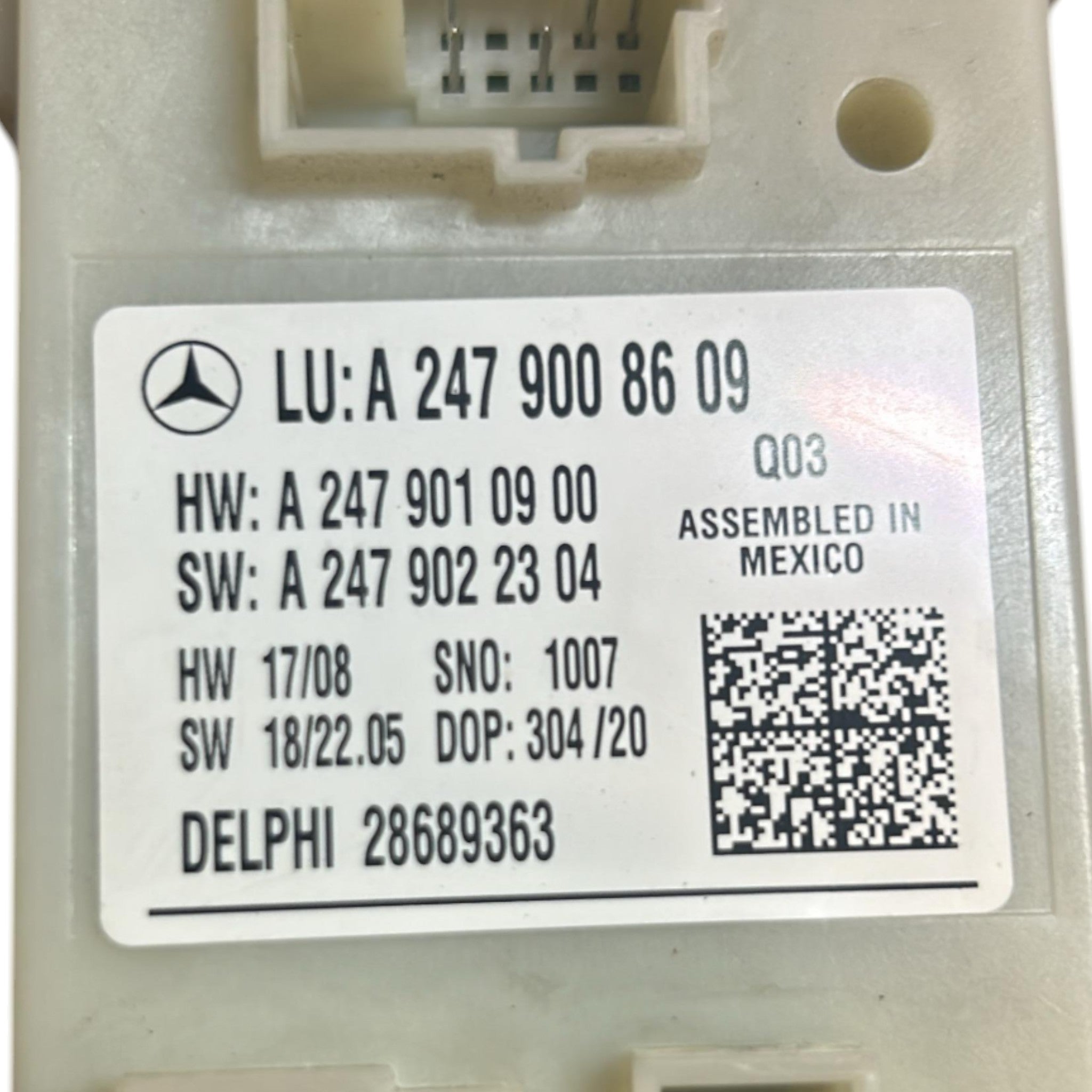 Centralina Cofano / Portellone Posteriore Mercedes Benz Classe B (W247) cod.A2479008609 (2019 > )